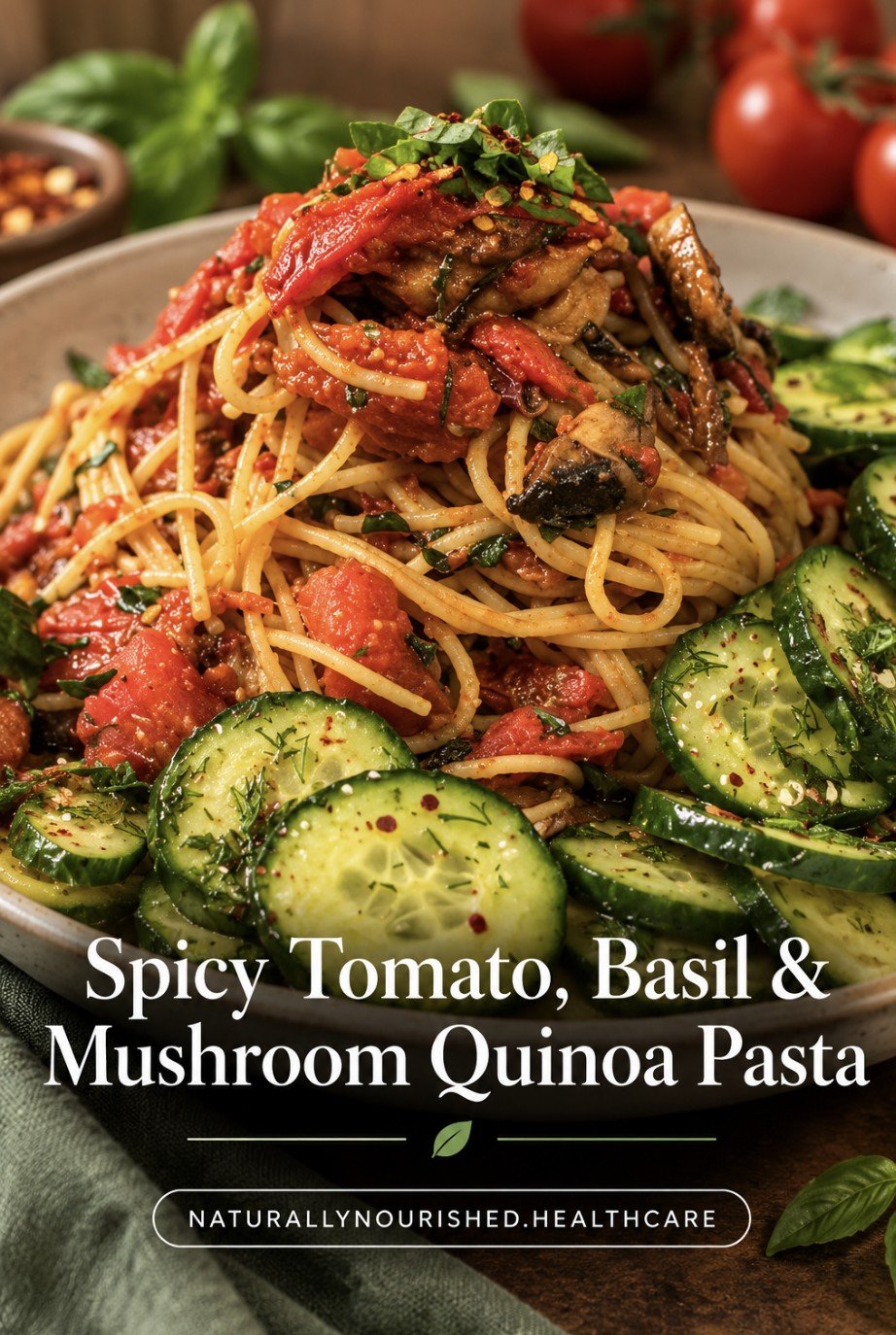 Spicy Tomato Basil and Mushroom Quinoa Pasta.jpg