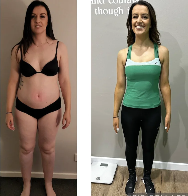 Jacqui before and after