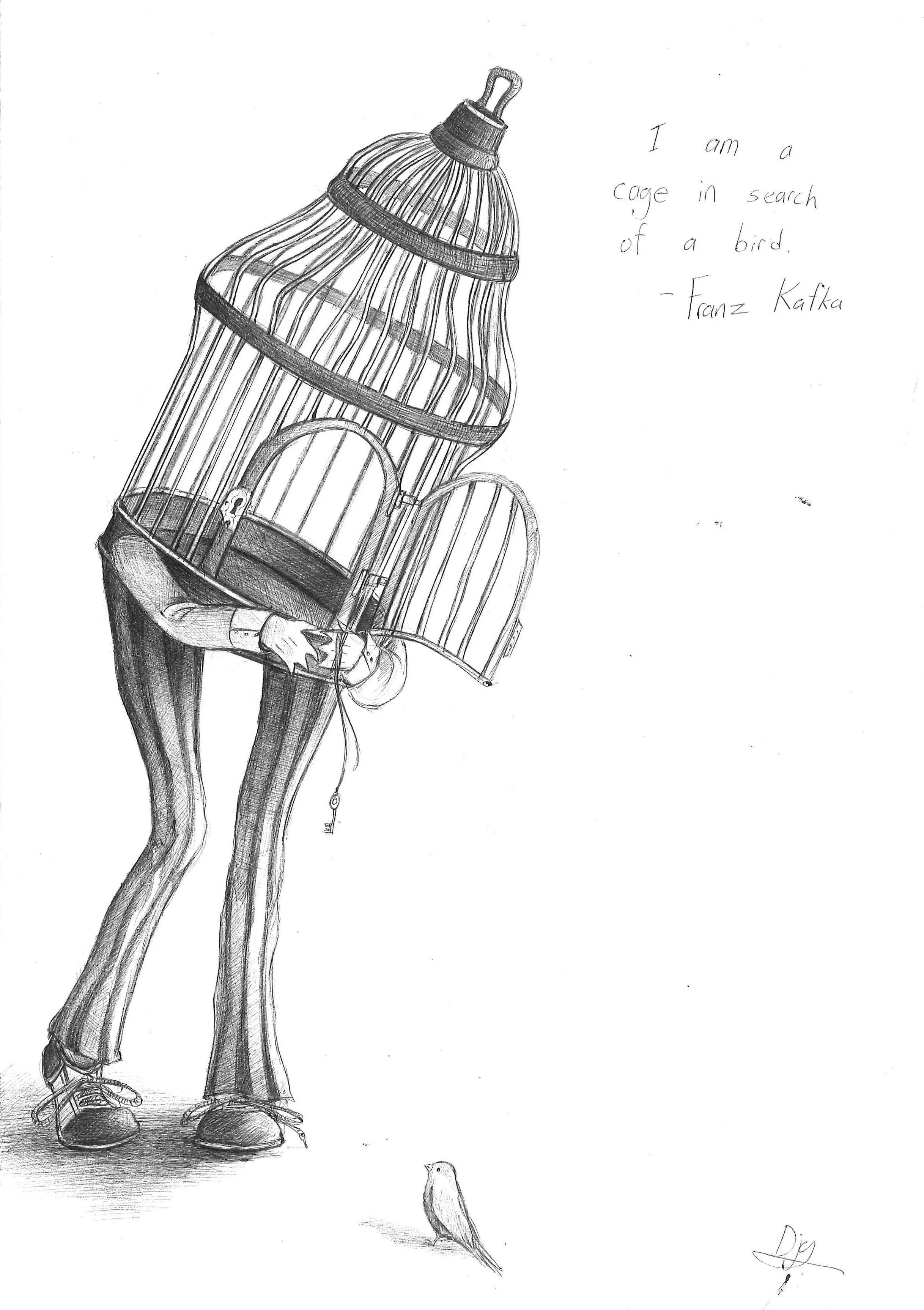 The Bird and Cage (Franz Kafka)