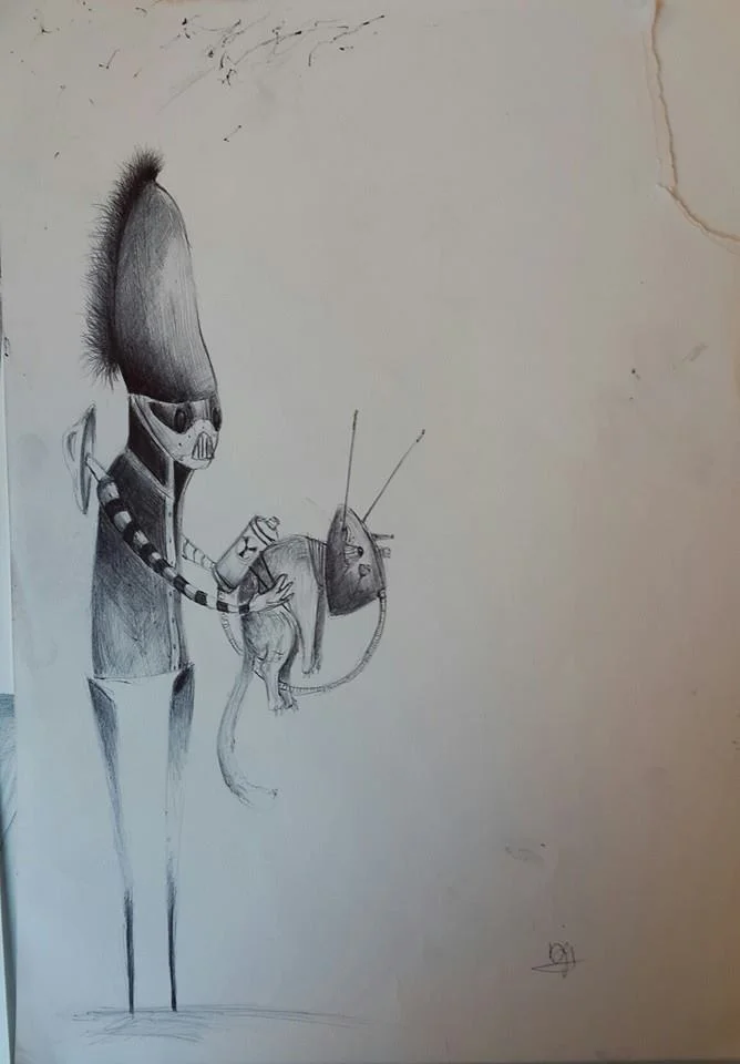Cyborg Cat with Keeper