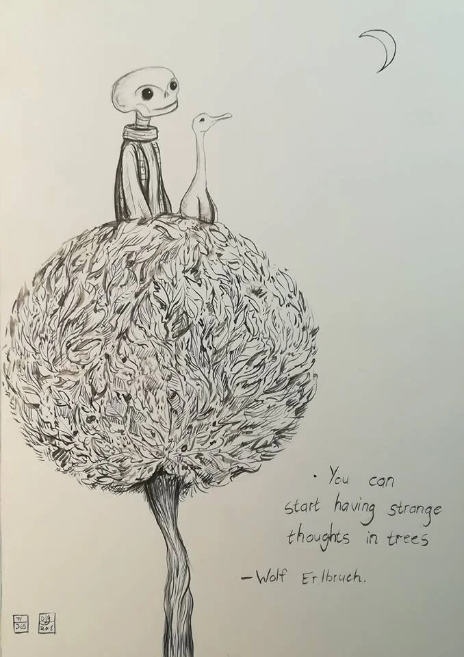 Duck and Death (Inspired by Wolf Erlbruch)