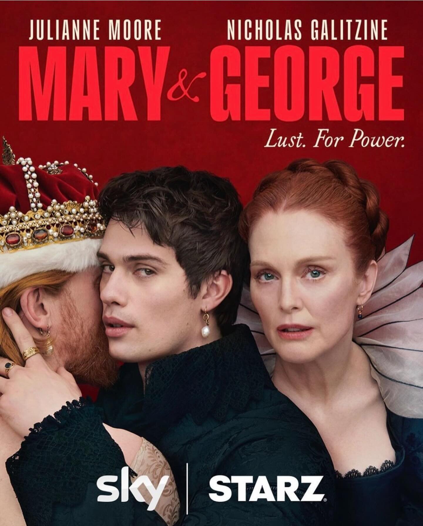 #MaryandGeorge launches today on @skytv starring #juliannemoore #nicholasgalitzine🎻 and #tonycurran 

A huge joy and privilege to collaborate with @mrstuoakley @assemblepublicity on unit publicity for this sublimely rambunctious show.  Big thanks to