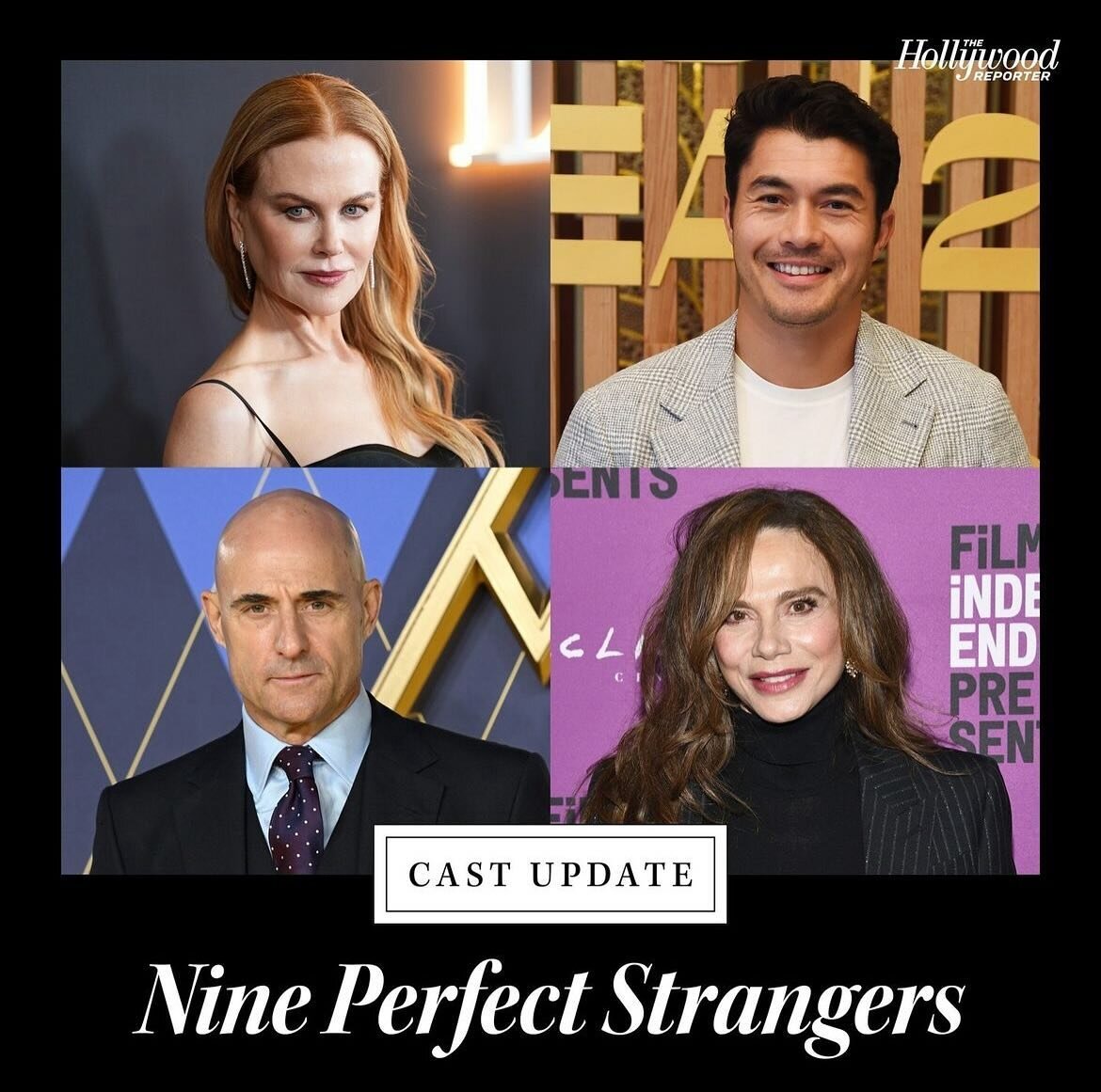 🚨NEW PROJECT ALERT. #nineperfectstrangers returns with Nicole Kidman at the helm and a brand new cast featuring Henry Golding, Murray Bartlett, Mark Strong, Christine Baranski, Annie Murphy and Lena Olin. @rk_pr_ is working in collaboration with @as