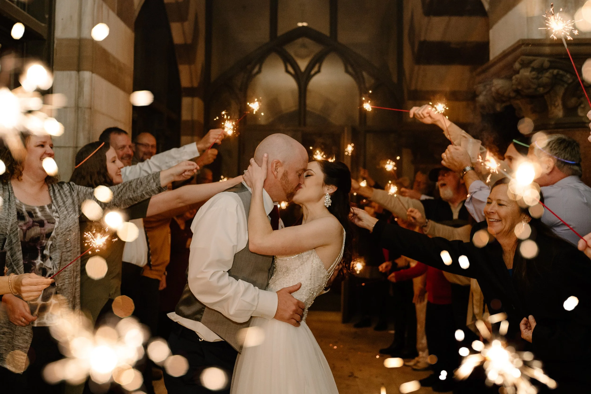 April + Clay | Chic Winter Wedding