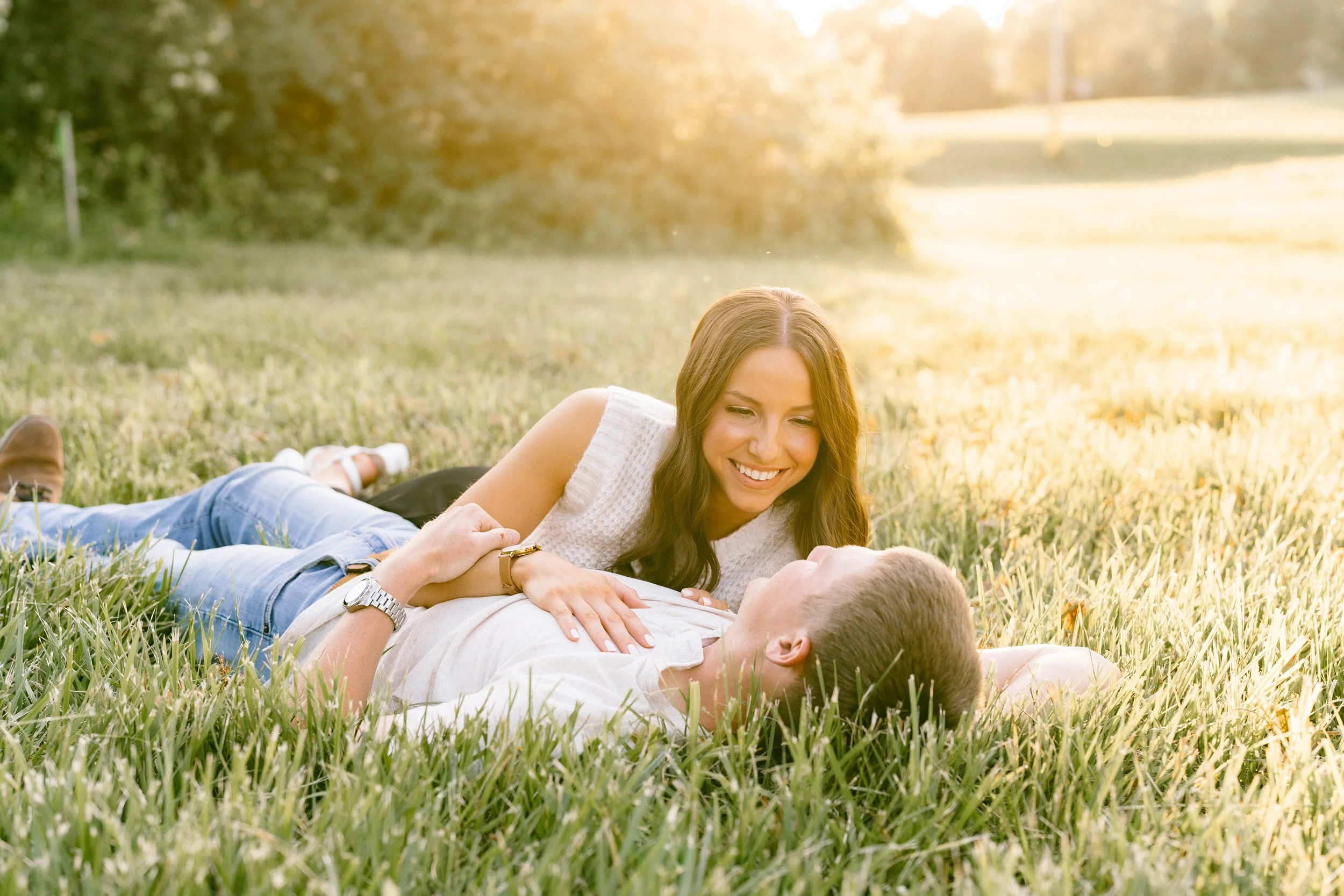Alexis + Case |  Summer Golden Hour Engagement Session
