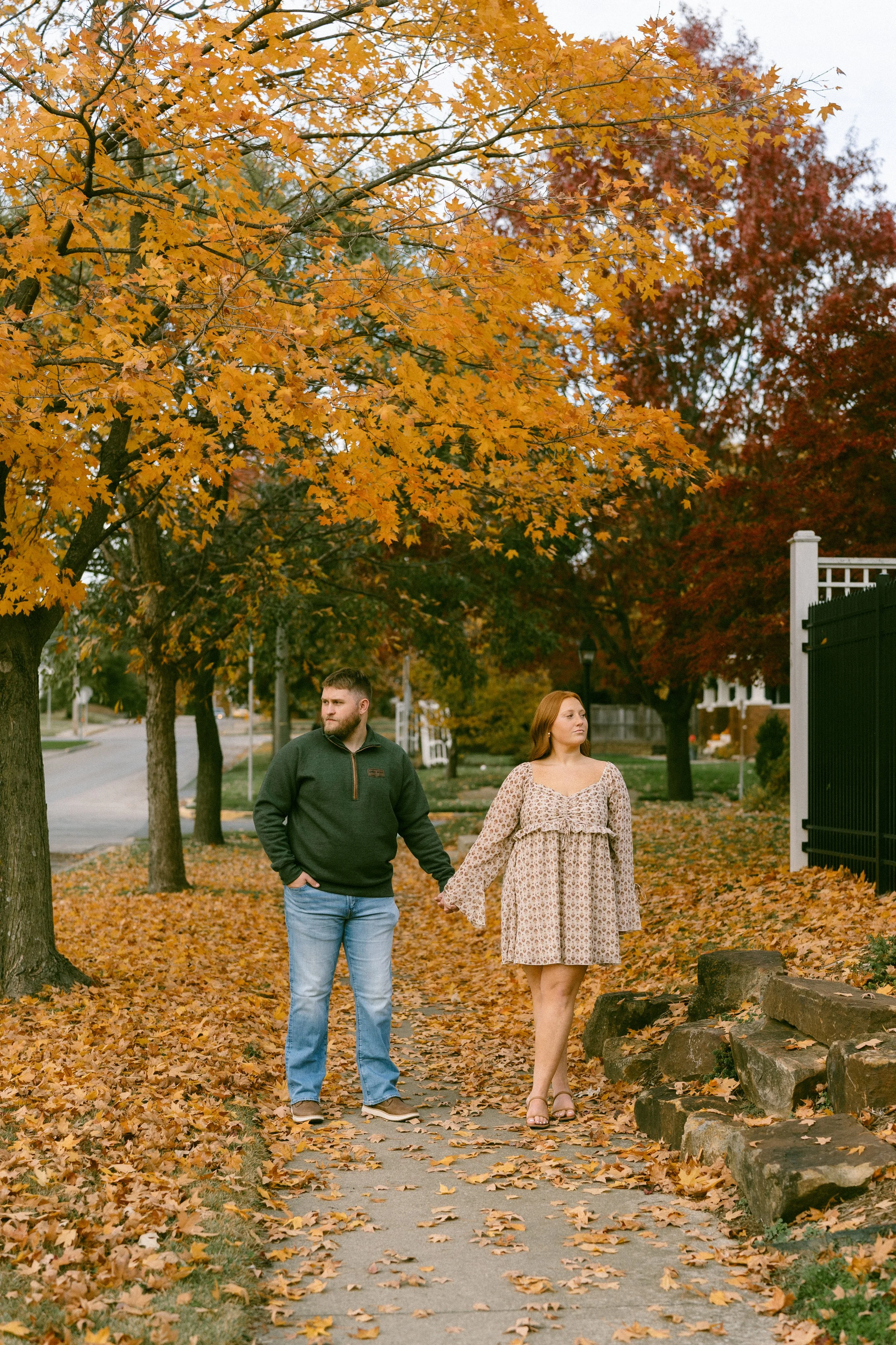 Emily + Zach | Magical Autumn Engagement Session 