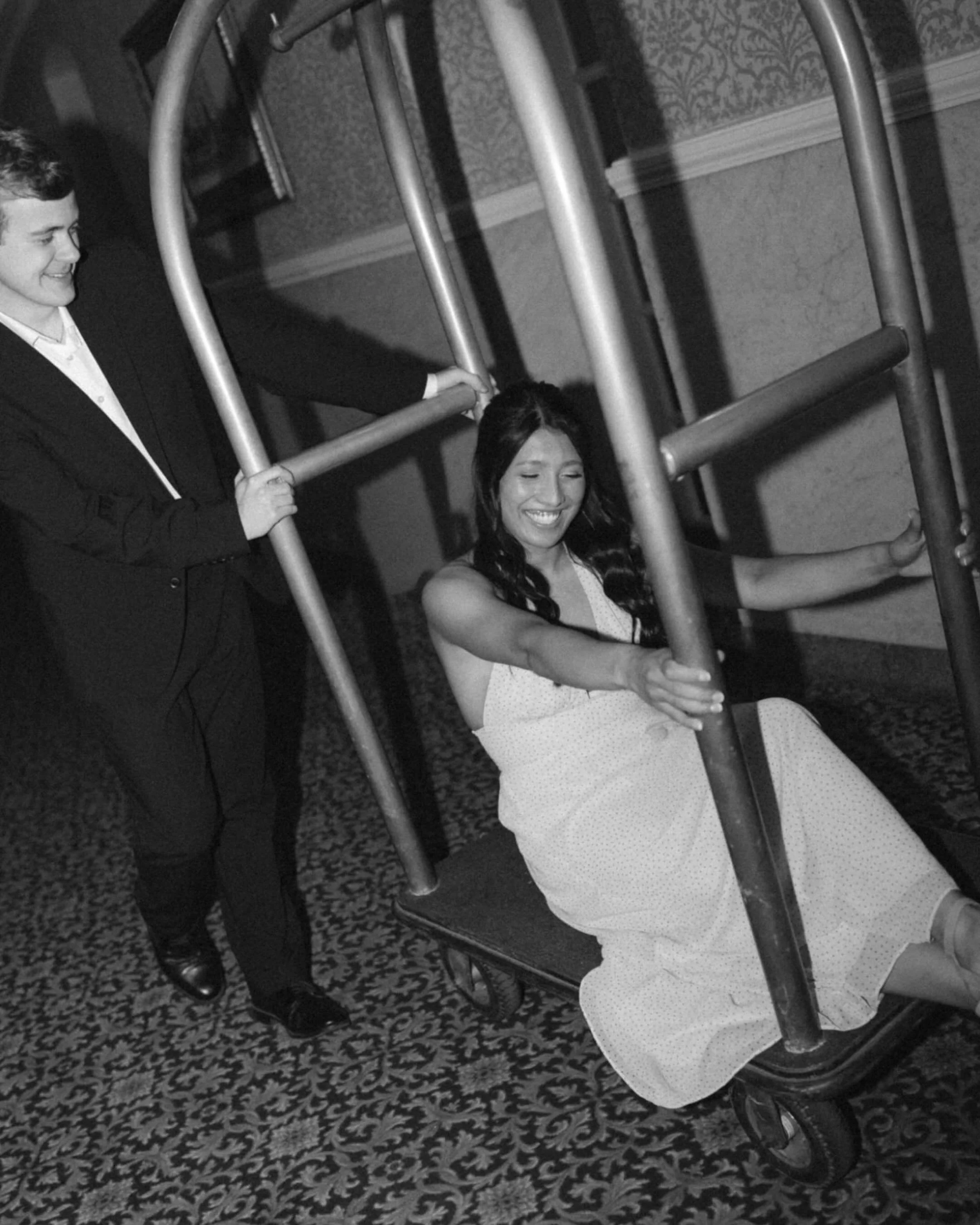 In case you&rsquo;re wondering&hellip;yes this was as much fun as it looked ✨🪩🌼

Carmina &amp; Carter were just the best &amp; I can&rsquo;t wait to celebrate them later this year at @grandbankquethall 🤍