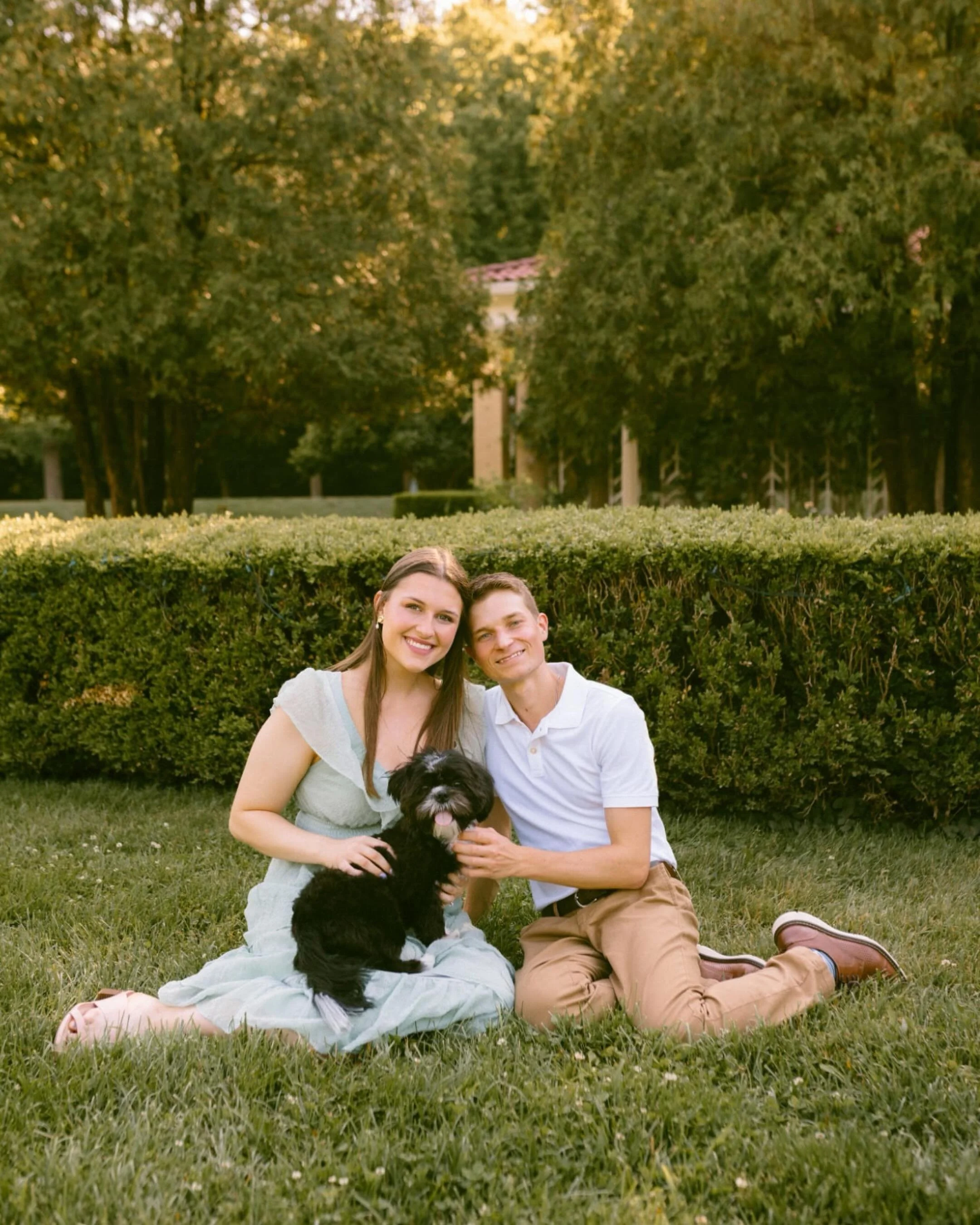 A perfect, sunny, playful evening with Brittney &amp; Pierce, complete with the sweetest puppy snuggles 🤍✨

Does it get any better?

Photos by Shea