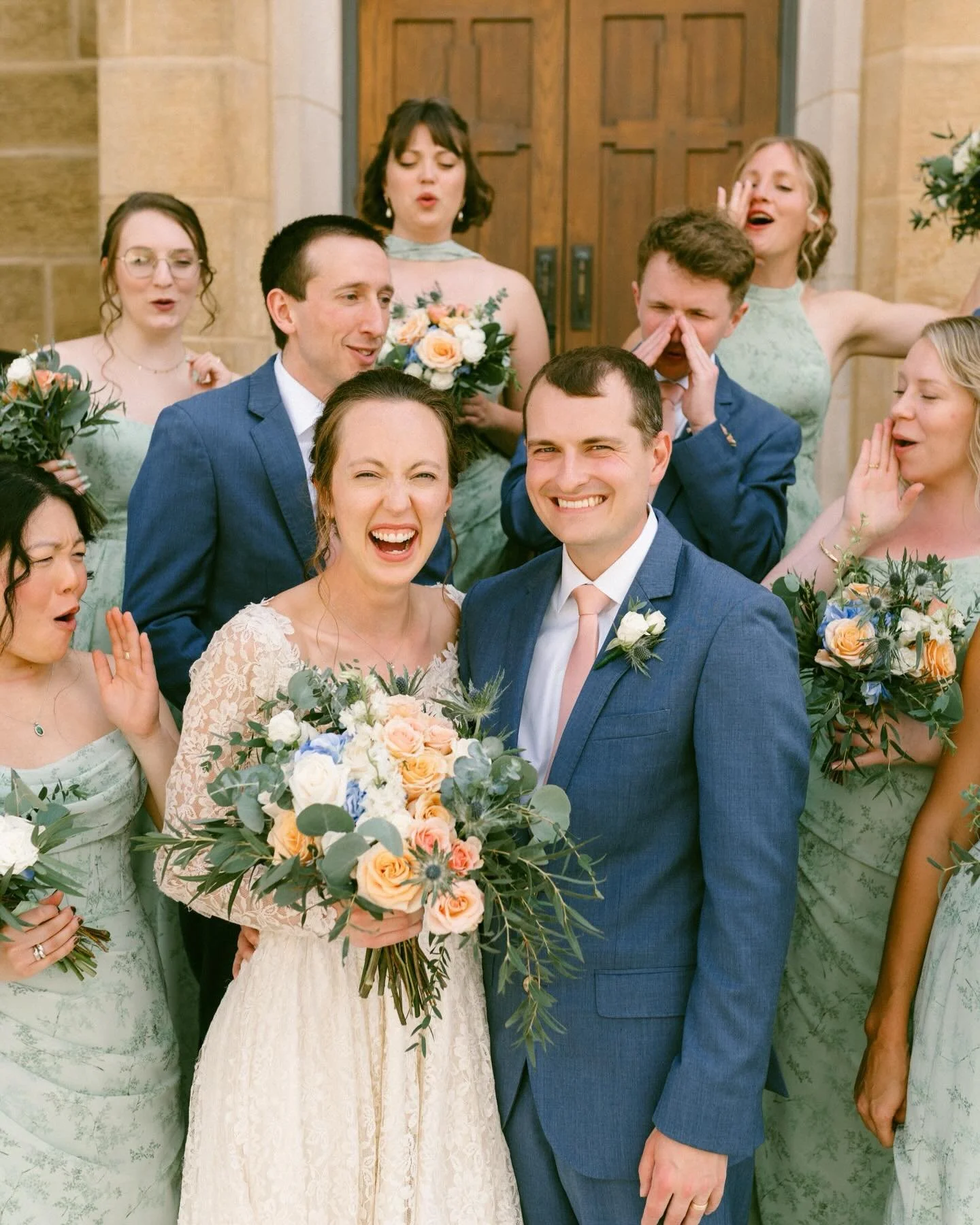 This year has been full of so much magic ✨

Lina &amp; Dane had the sweetest wedding day with so many sentimental touches, including Lina&rsquo;s grandmother wedding dress 🤍

Photos by Kayla
Second shot by @studiobyjessica