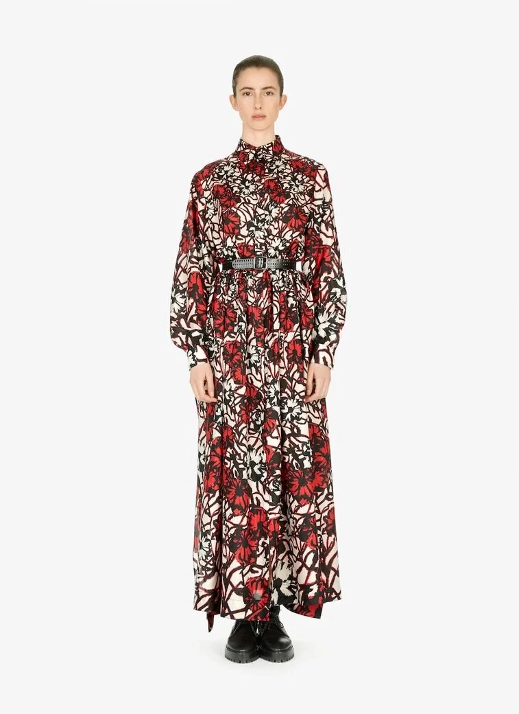 Habotai Silk Shirt-Dress
