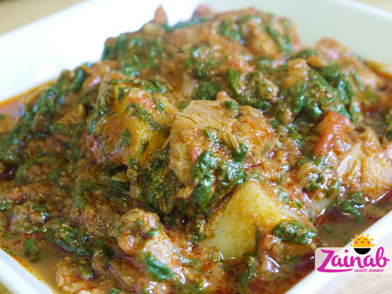 Lamb Saag Aloo Curry