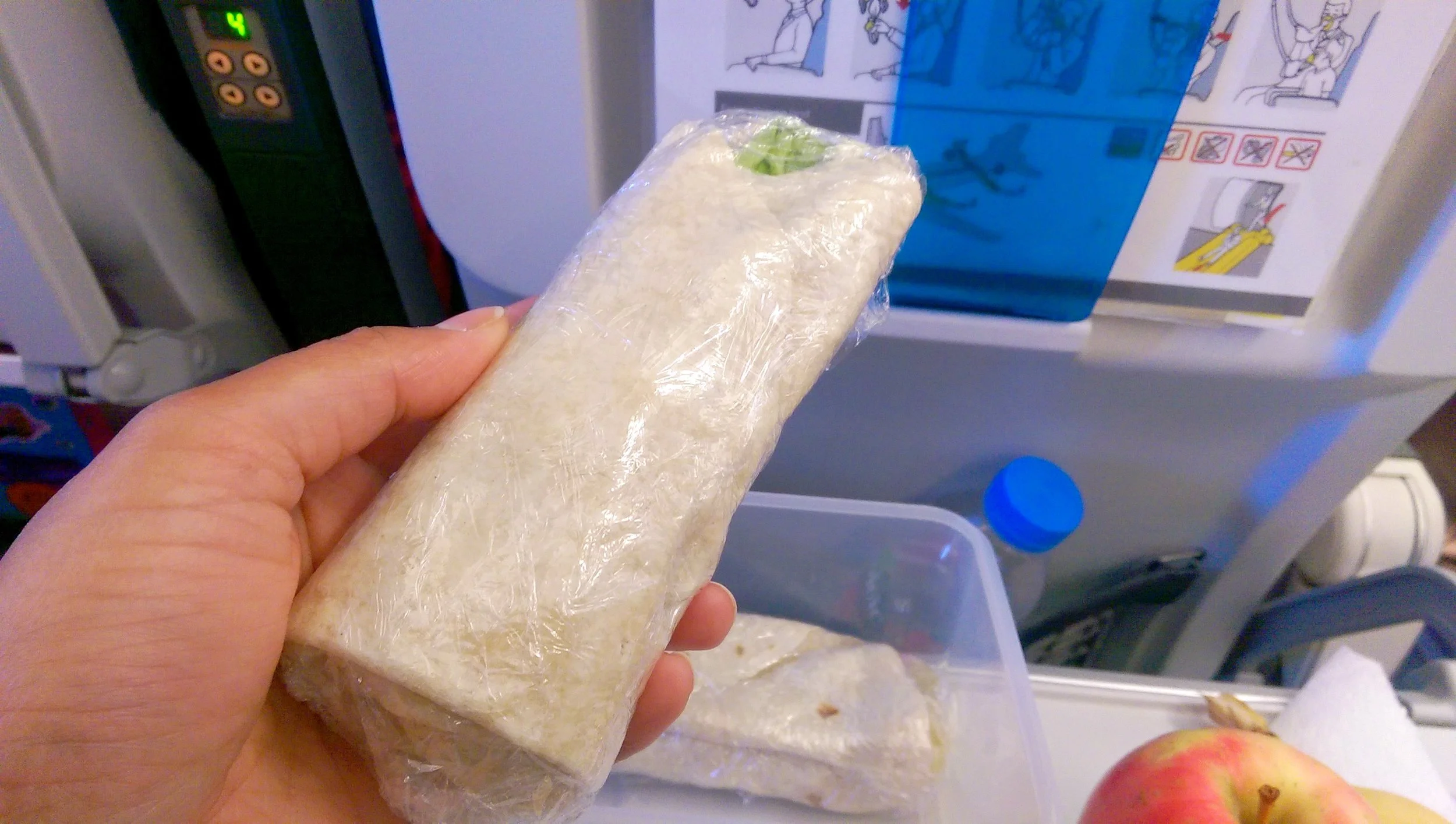 wrap in hand