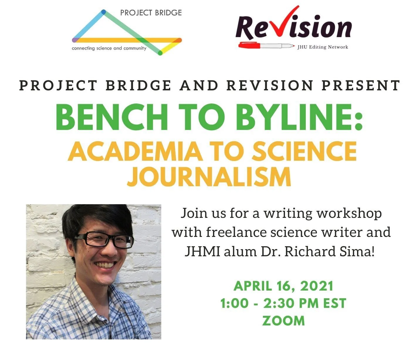 Bench to Byline: Transitioning from Academia to Science Journalism