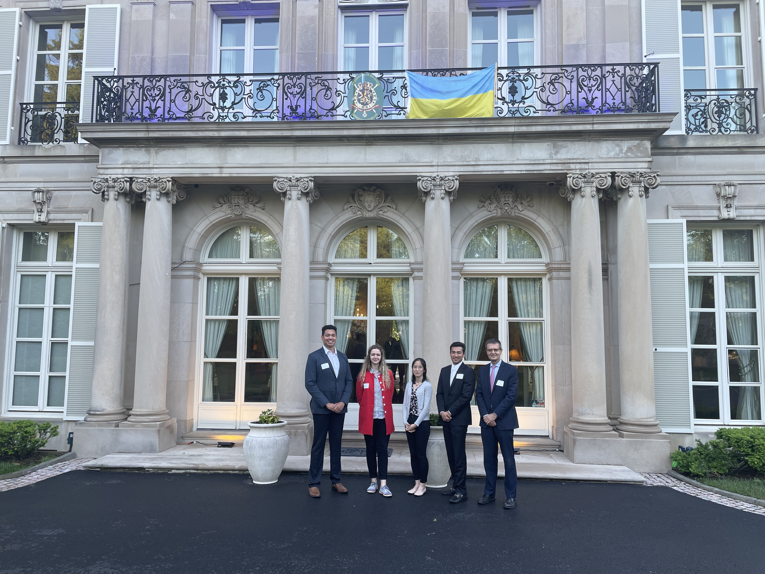 JHSPDG Leadership at the Belgium Ambassador's Residence