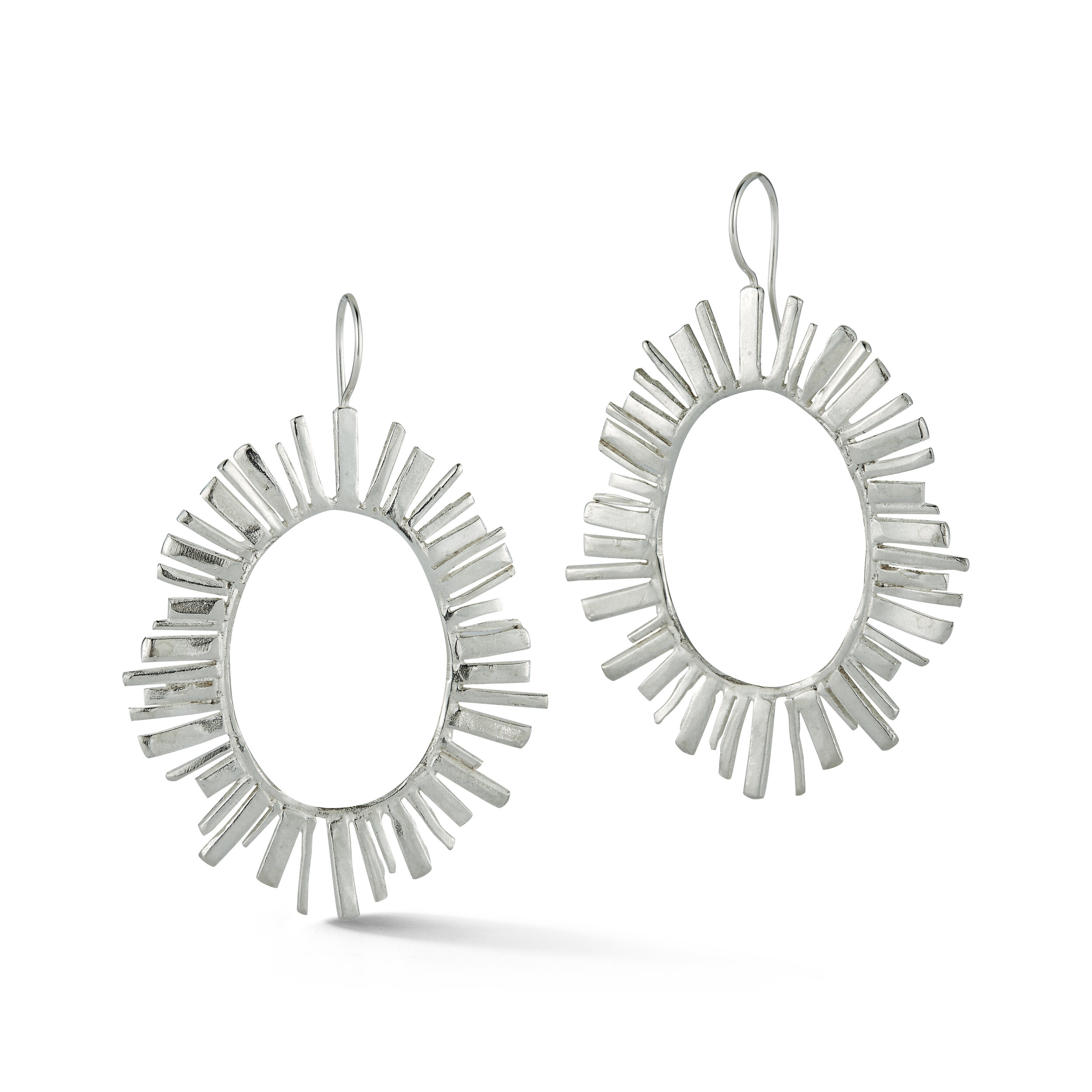 Round Fringe Earrings