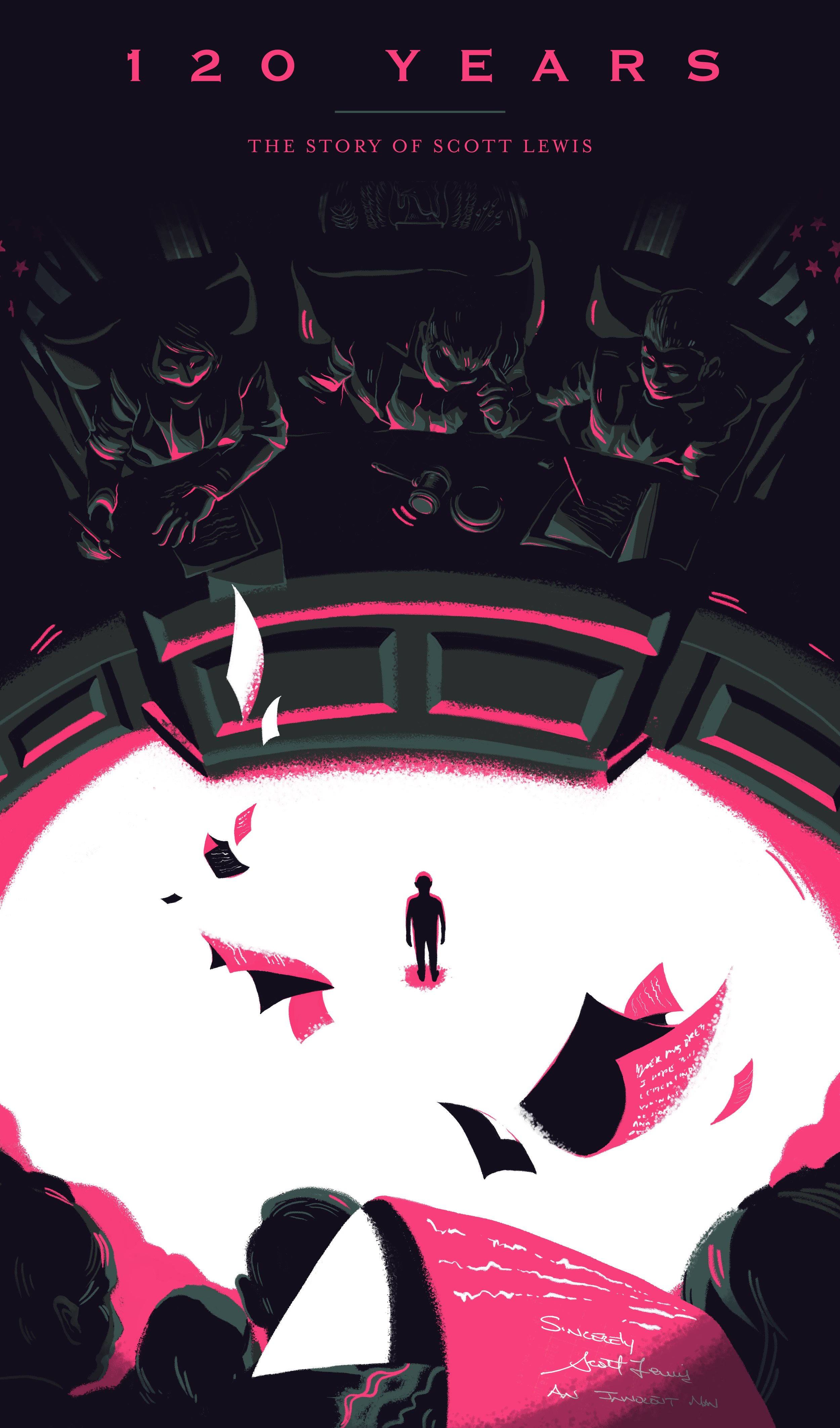 120 Years Poster. Cynthia Zhou. Adobe Photoshop. 2018.