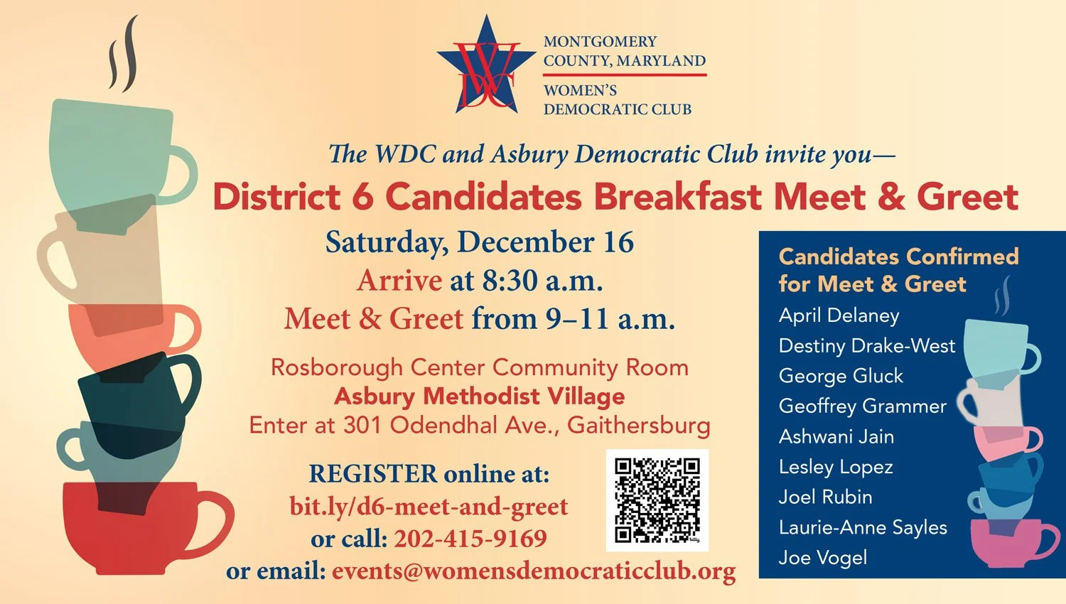 D6 Candidates Breakfast Meet and Greet