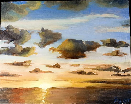 Sunset at Sea, 2007