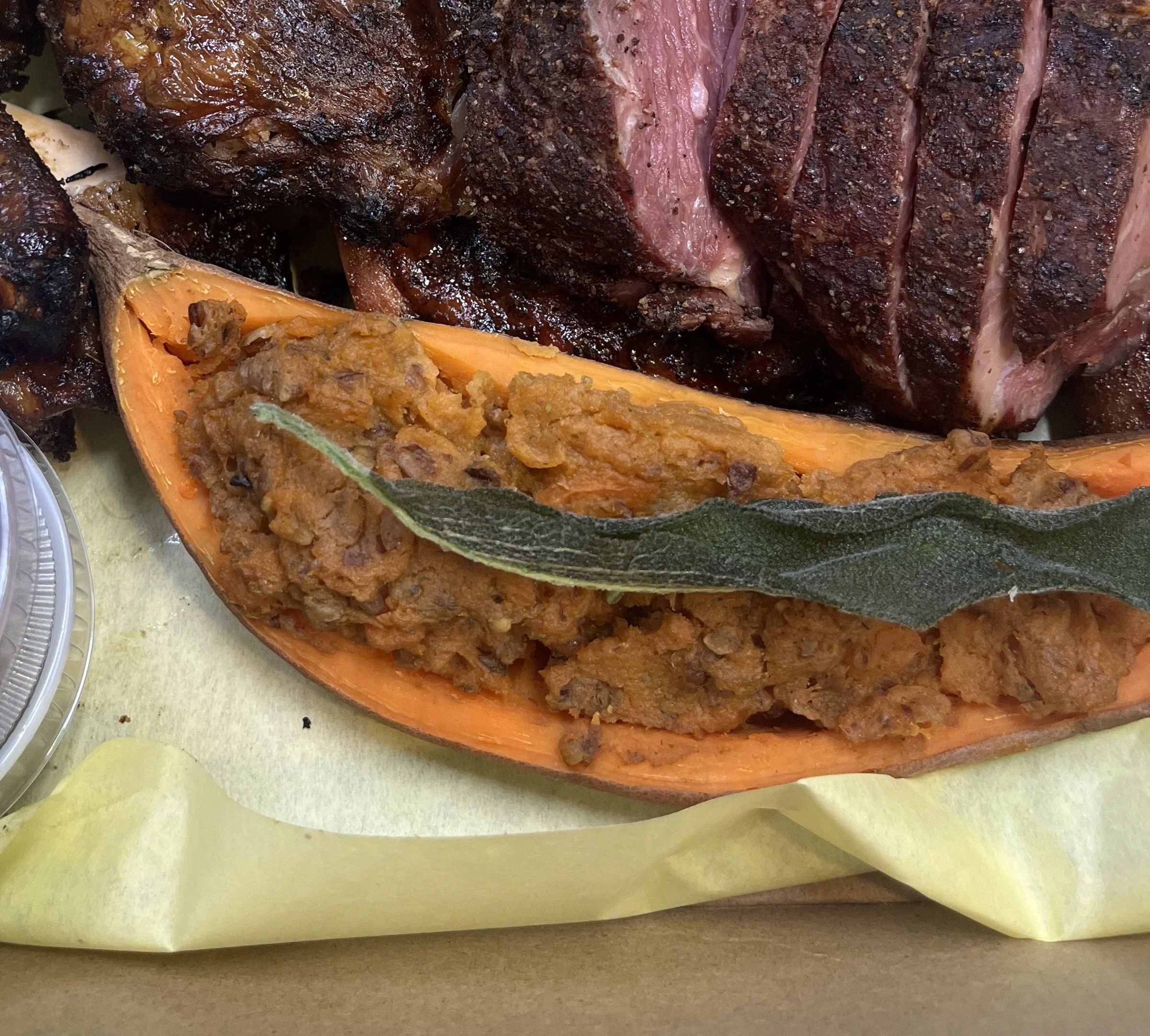 Twice Baked Sweet Potatoes