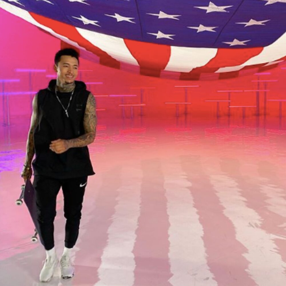 Nyjah Huston of Laguna Beach, CA