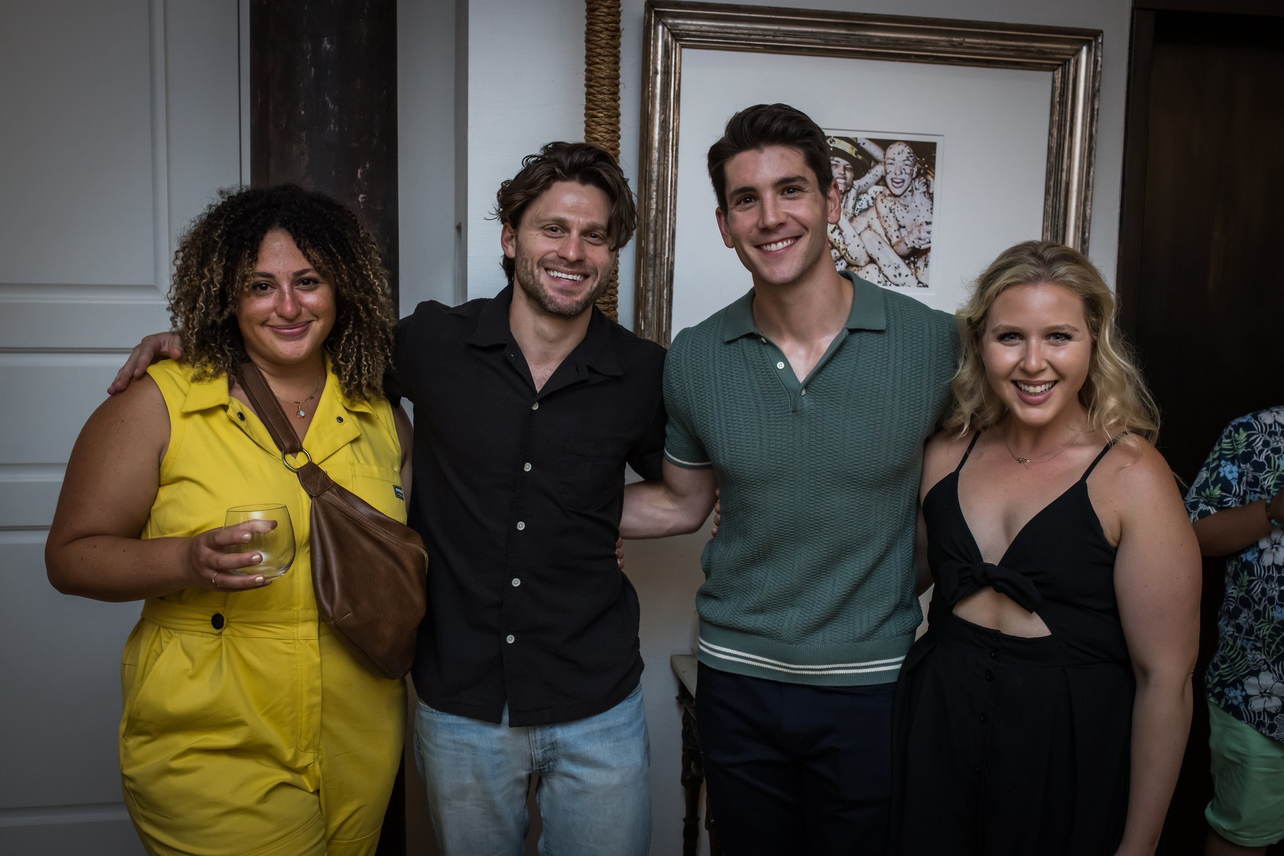 Guests Simone Recasner, Jon Rudnitsky, Adam Kaplan and Leela Rothenberg