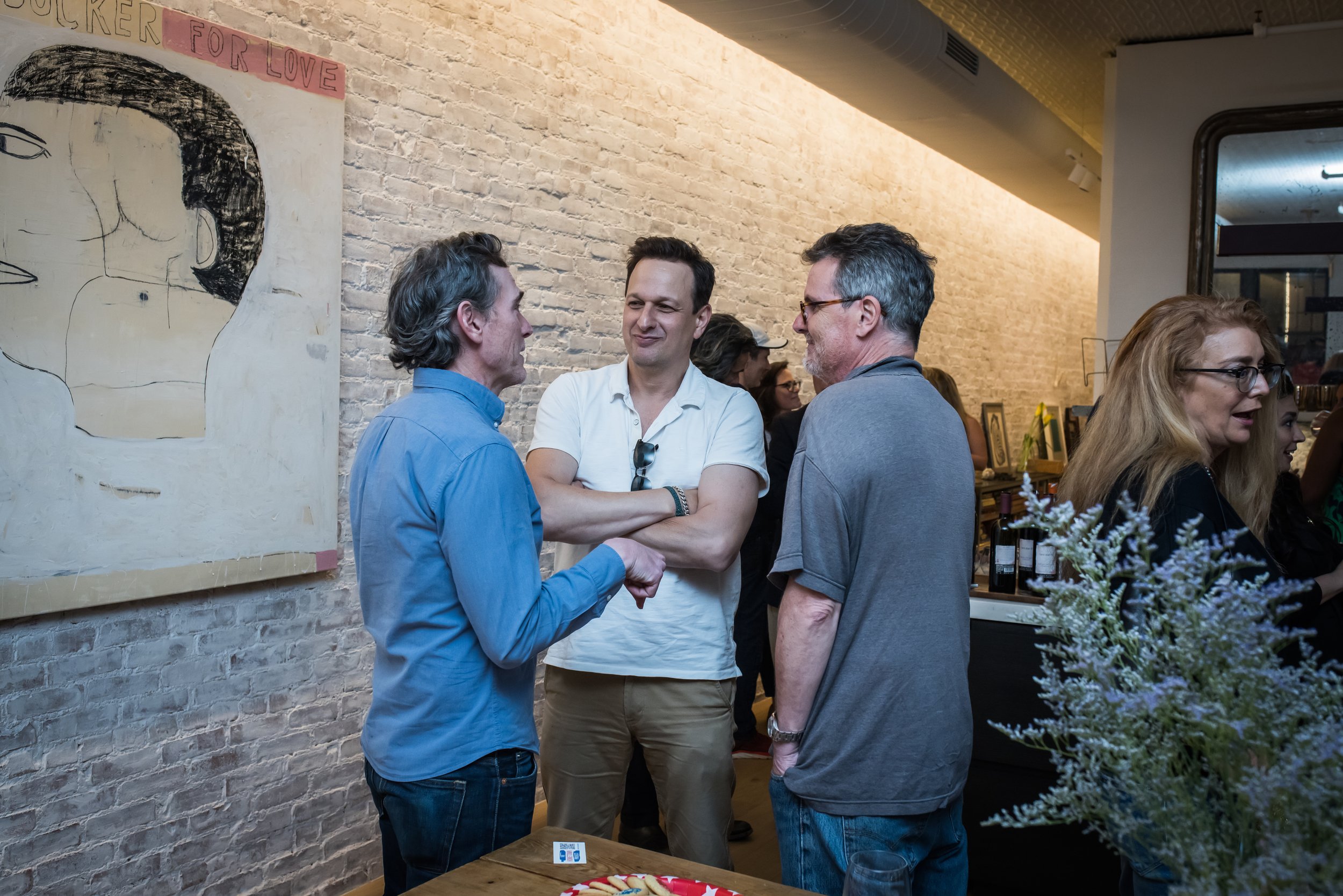Advisory Board Members Billy Crudup and Josh Charles with good friend of The Hometown Project, Chris Eigeman.