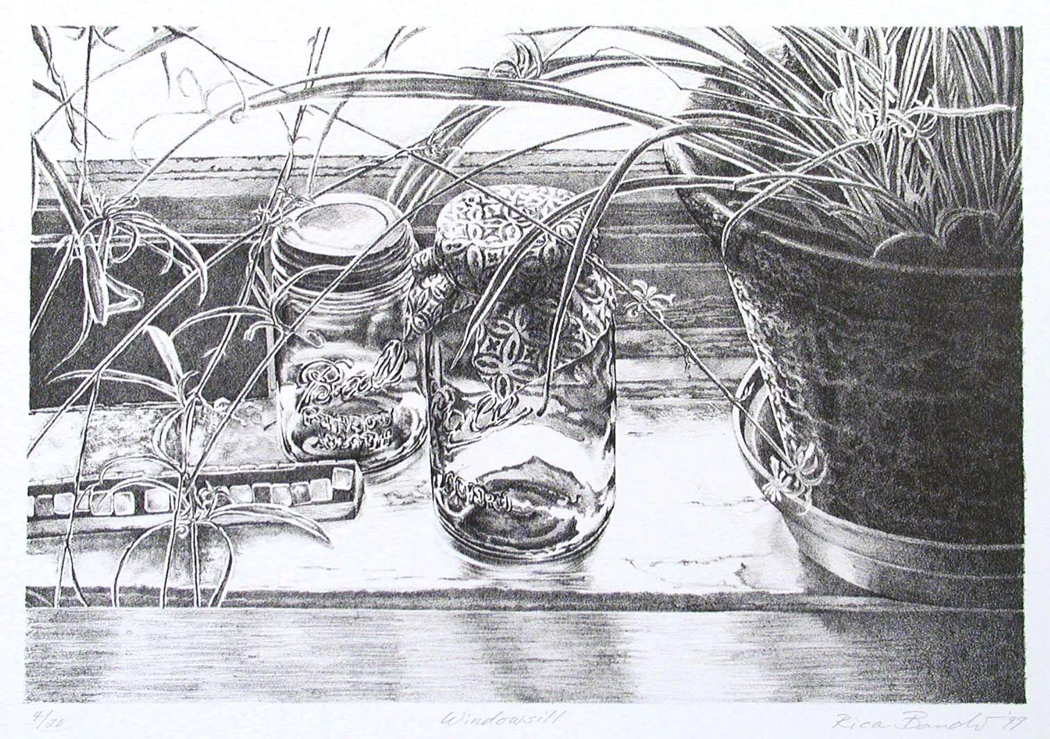  Windowsill    1999  Edition 20  11 3/4 x 8" 