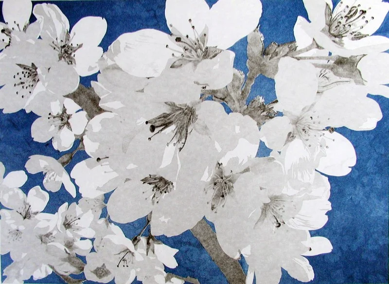  Moonlight Cherry Blossoms    2003  Edition 3  19 x 26" 