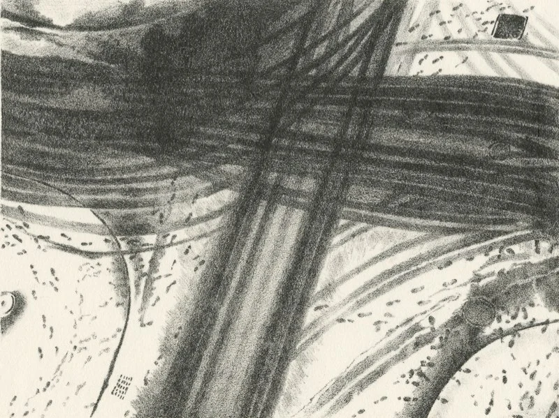 April Snow I, 2003 5 x 6 3/4"