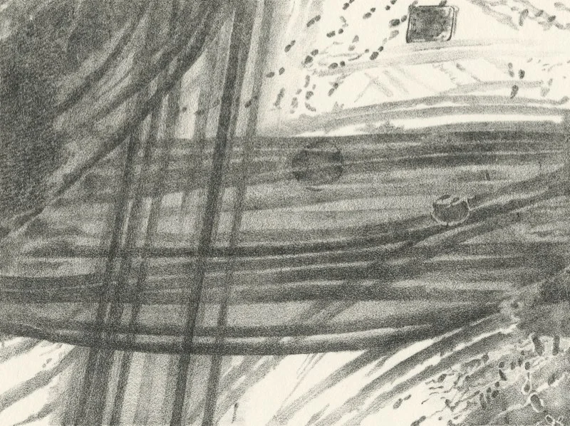 April Snow III, 2003 5 x 6 3/4"