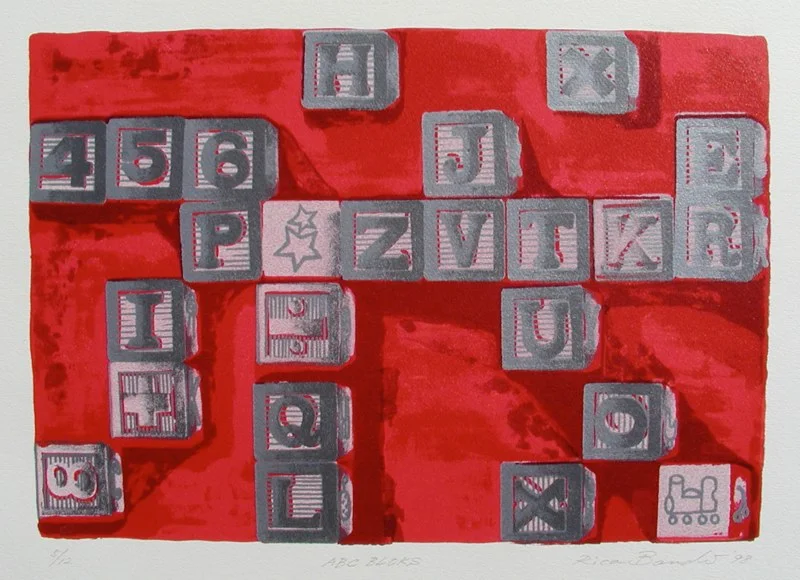 ABC Block Red