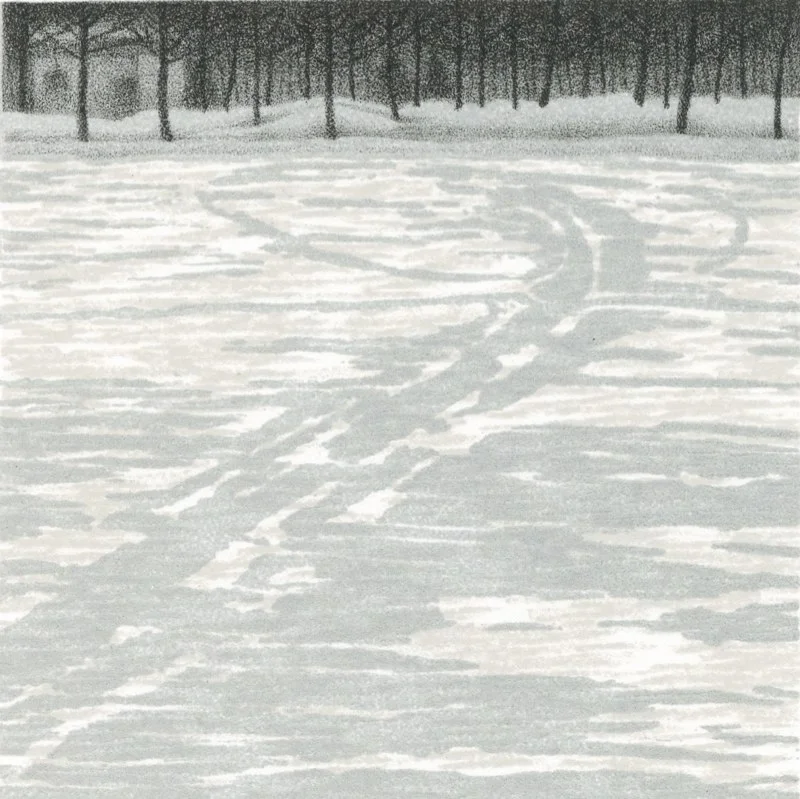 Frozen Field, 2003 4 x 4"