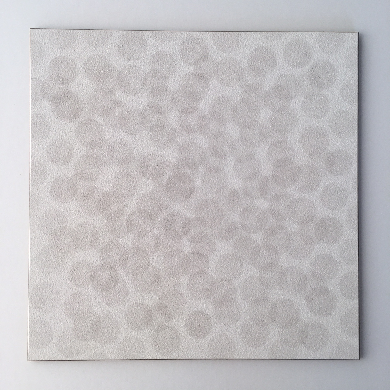  幸せの色  2016 8 x 8" 20.32 x 20.32cm Sumi ink on Aquabord 茶墨  