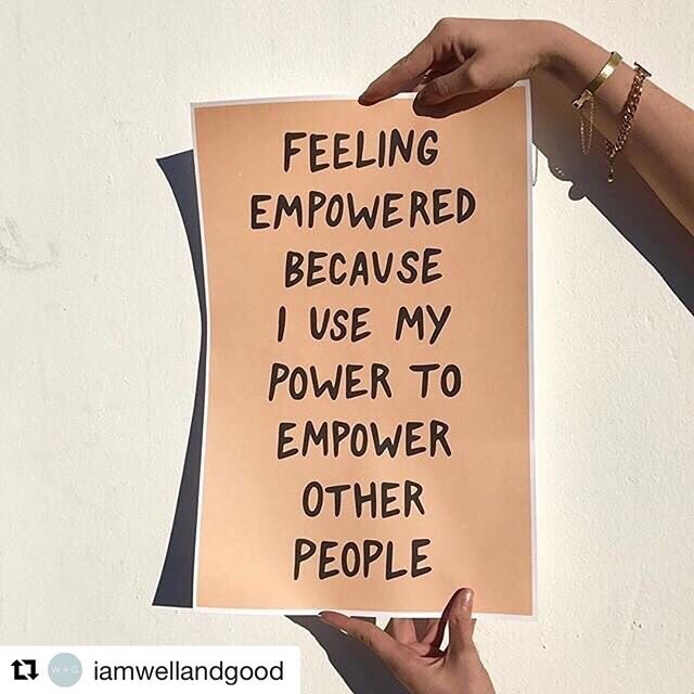 #Repost @iamwellandgood ・・・
Empowered women empower women ❤️ Tag one of your 👯&zwj;♀️ to remind them! #internationalwomensday #iamwellandgood #regramlove @amberibarreche