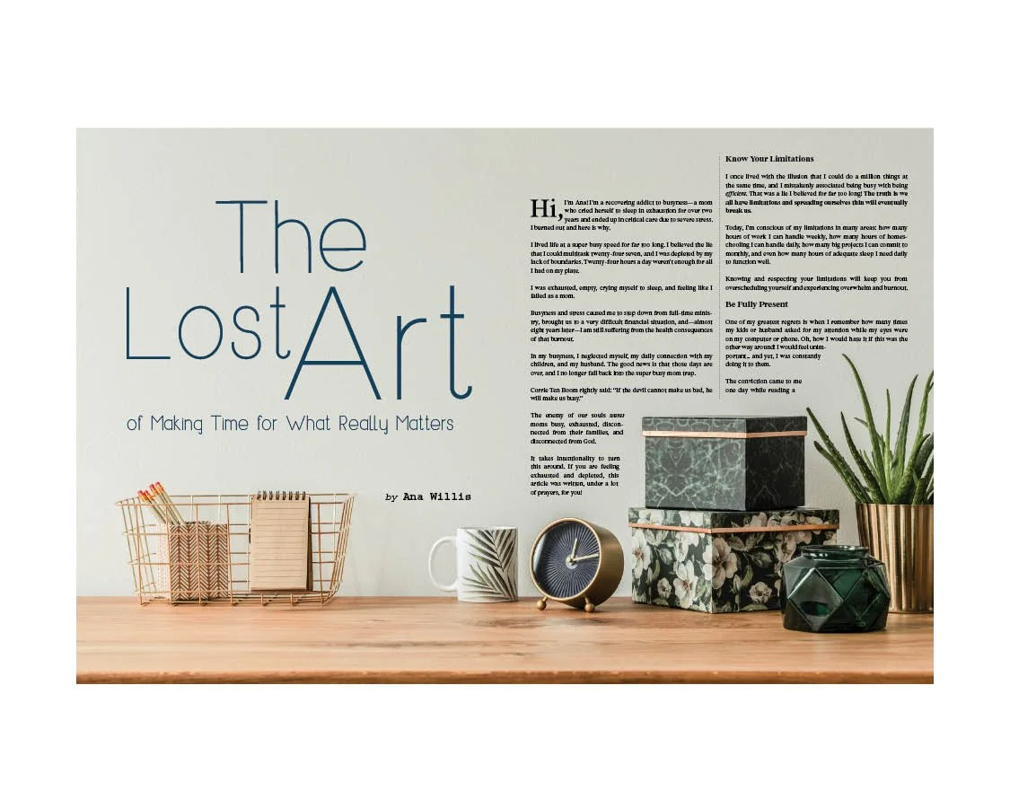  Feature article layouts created for Homeschooling Today Magazine. 