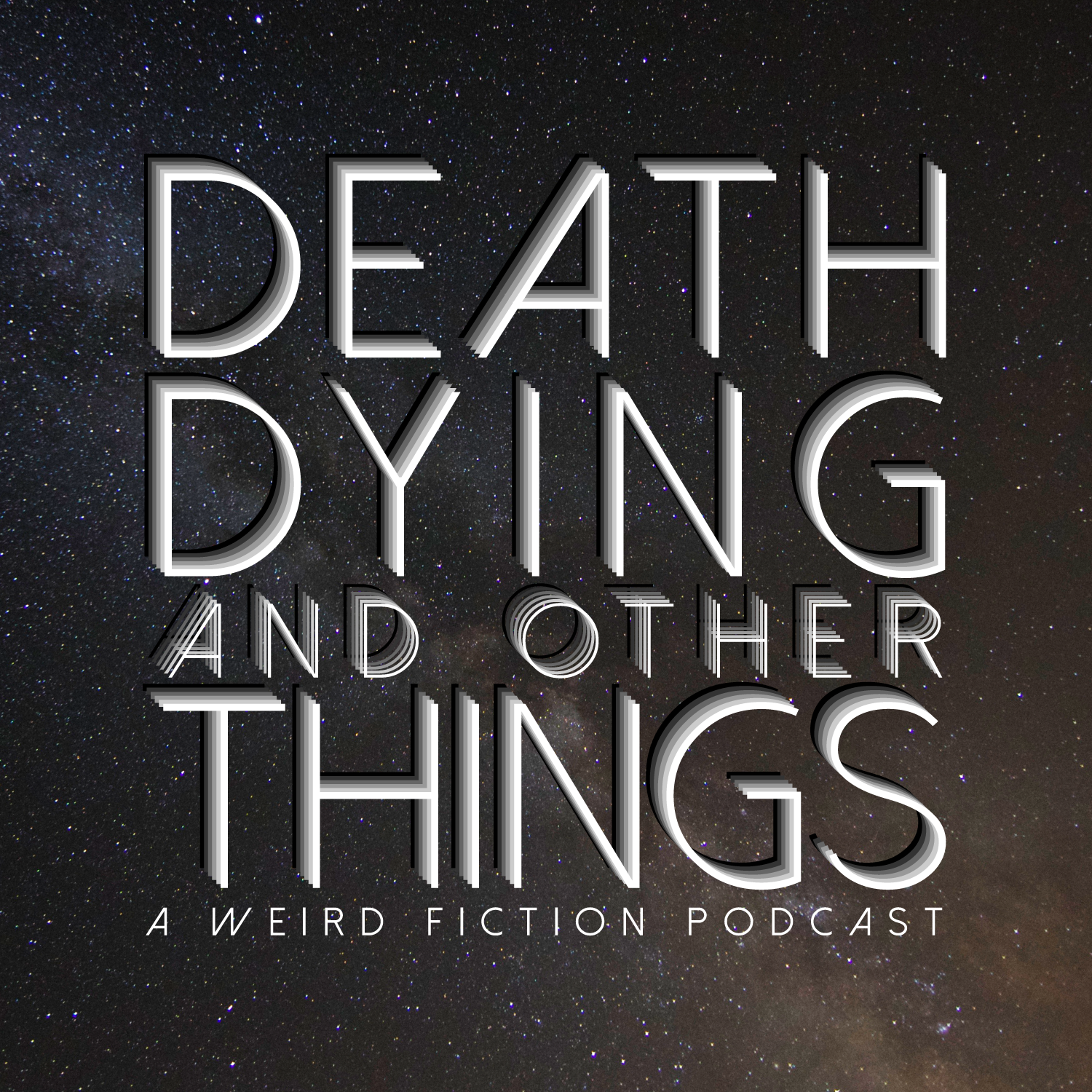 Each month, on the first Thursday of the month, I release a new episode of Death, Dying, and Other Things, which features around a half-hour of fiction, written and performed by me. I add it to most of the major podcasting platforms, including Apple Podcasts and Soundcloud . Here are some of my favorite episodes: