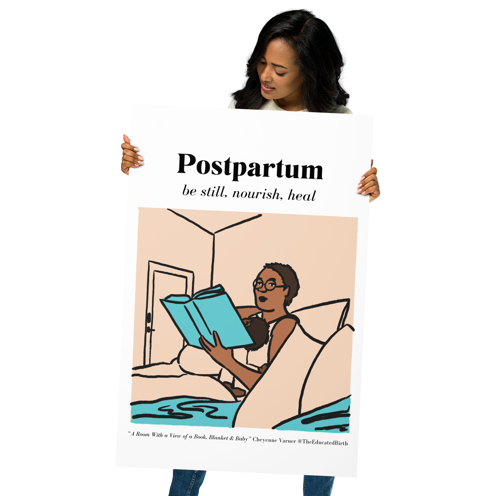 Fetal Positions Poster 2 — The Educated Birth