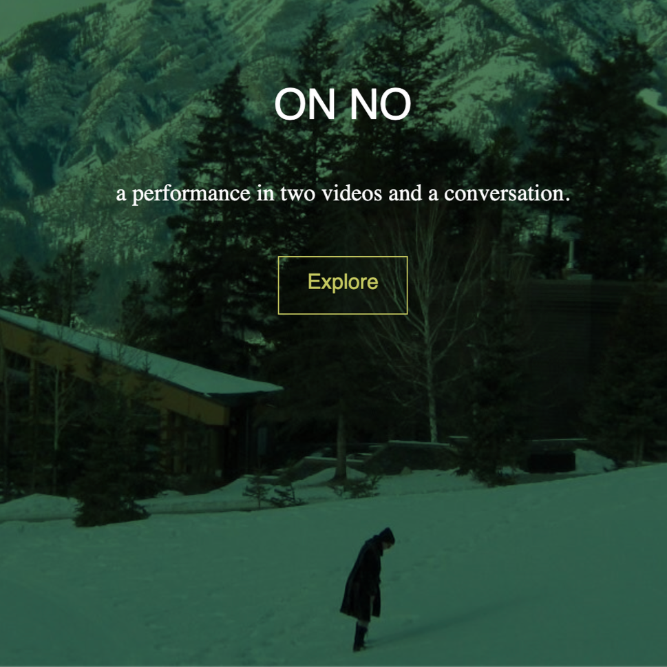 Visual Poetry: ON NO (2026)