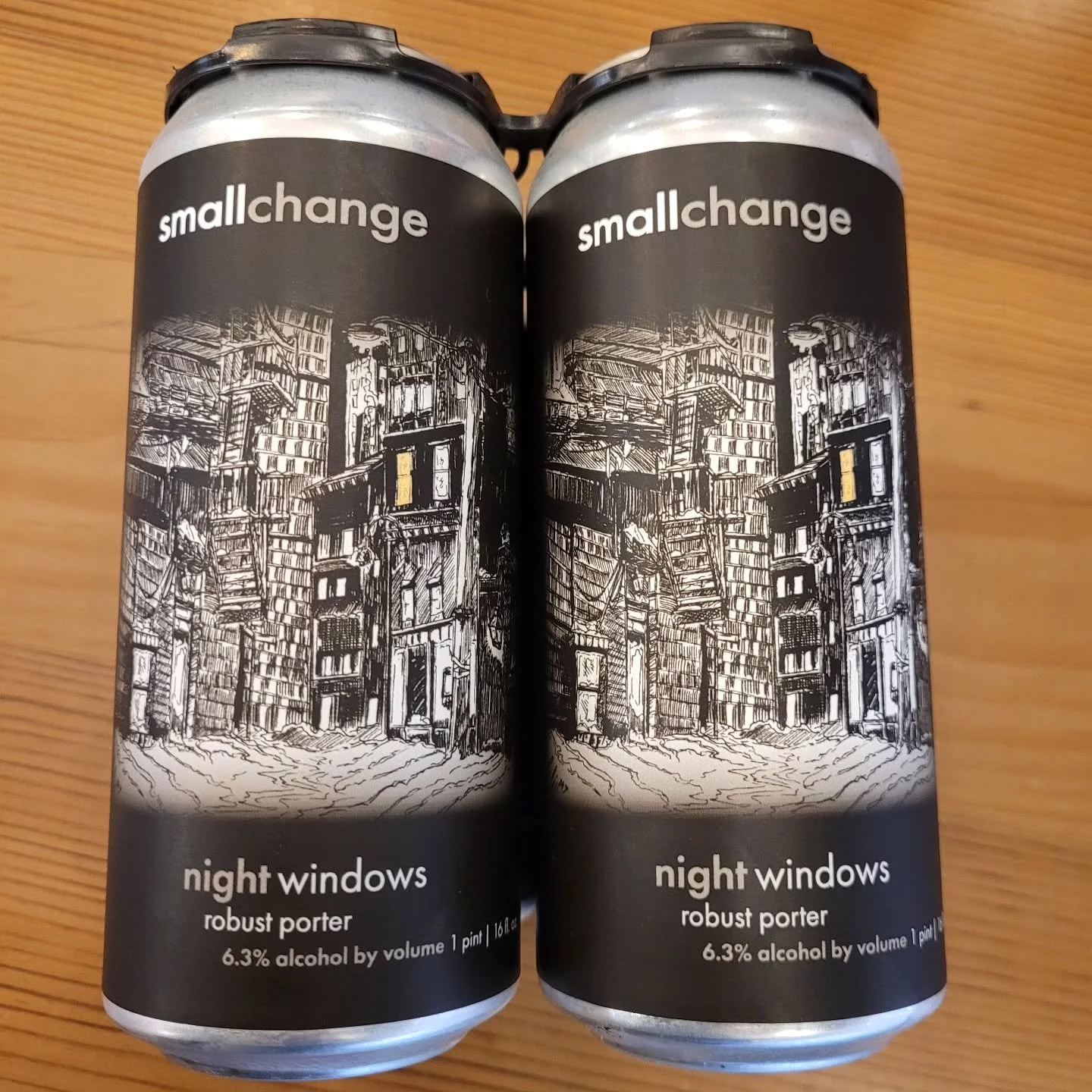 Available now! A rich blend of caramel, chocolate, and black malts, our porter pairs well with quiet moments, black &amp; white movies, a good book about the end of the world, and other things best enjoyed after dark