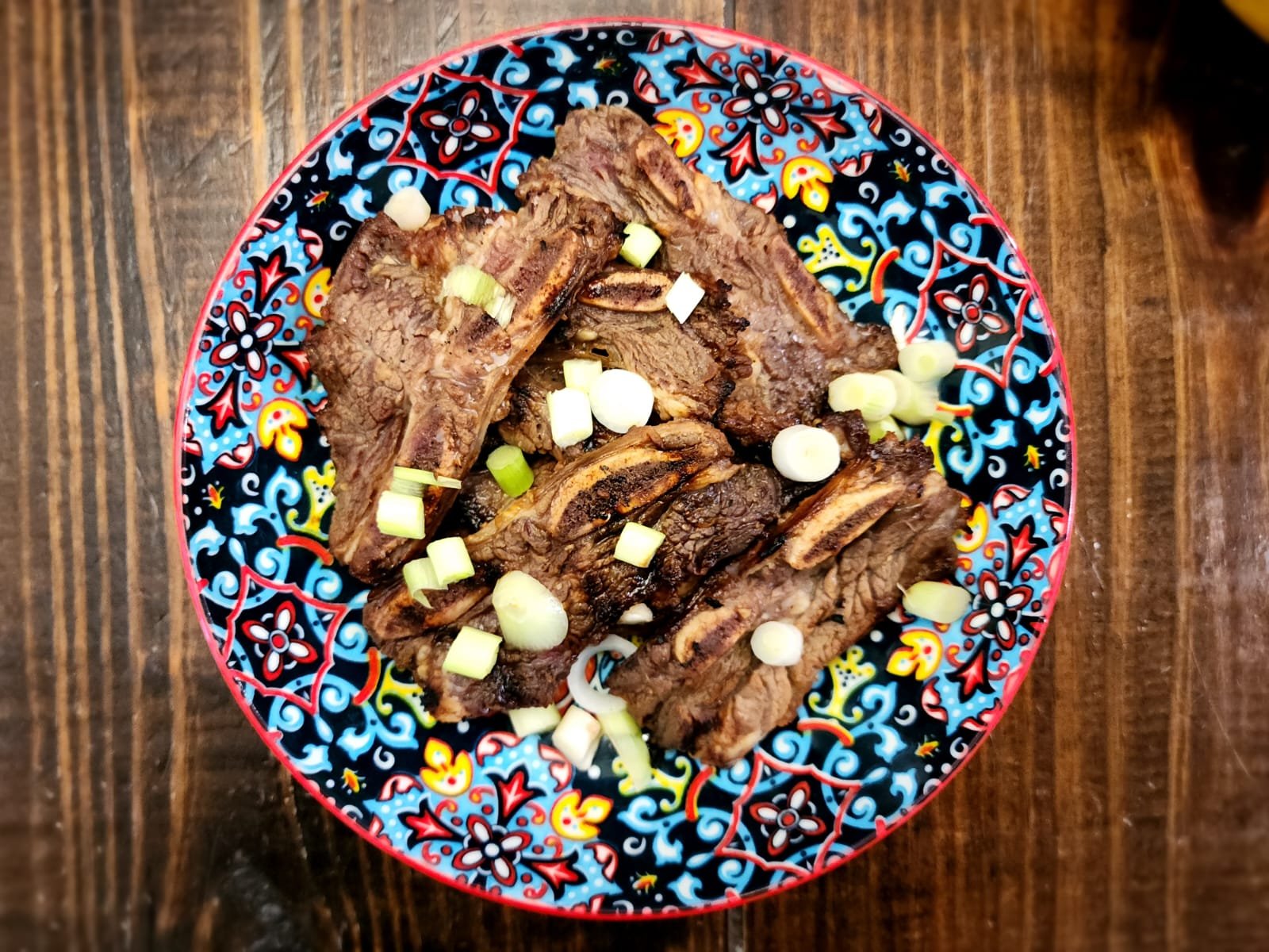   Korean style grilled short ribs  