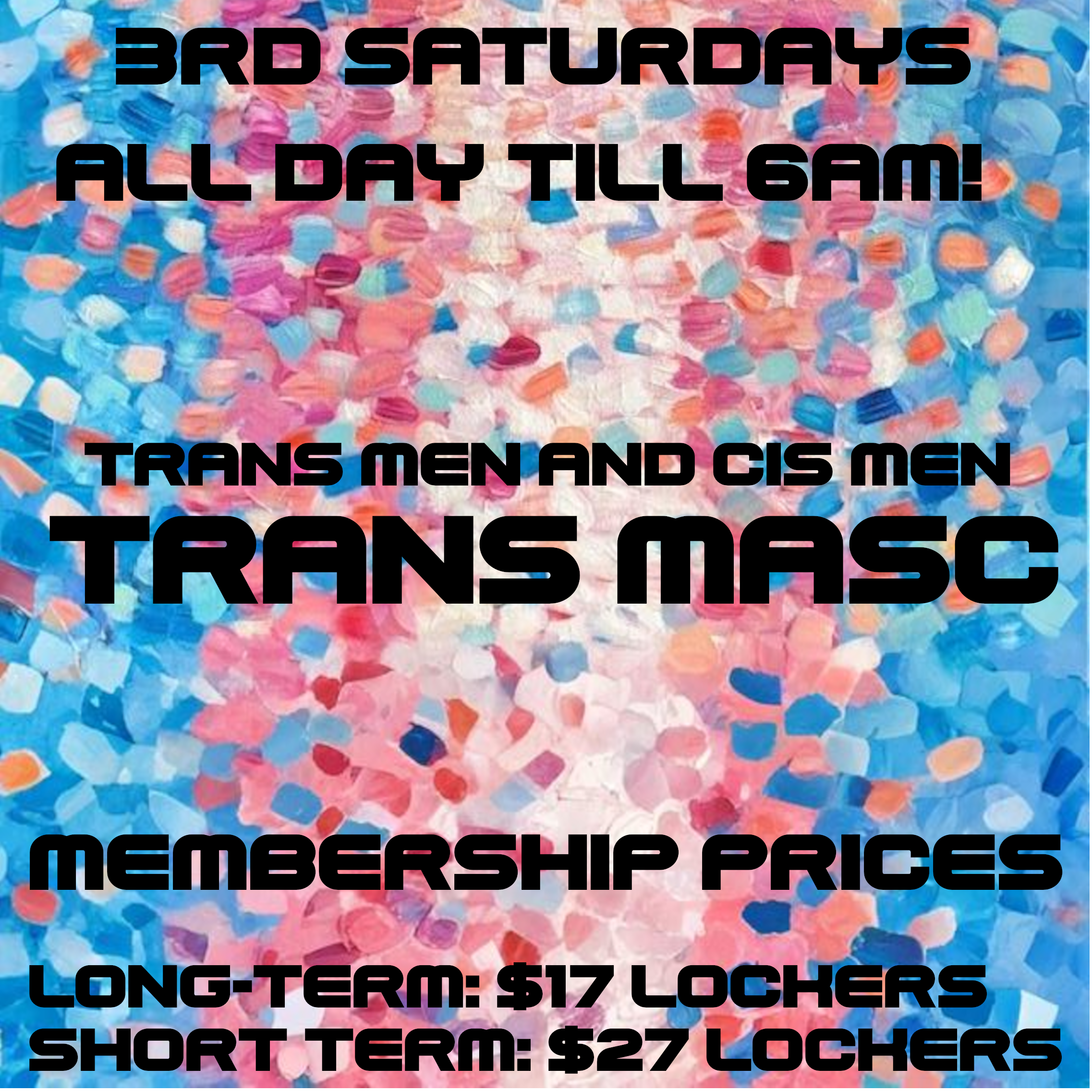 Trans Masc Social - Third Saturdays