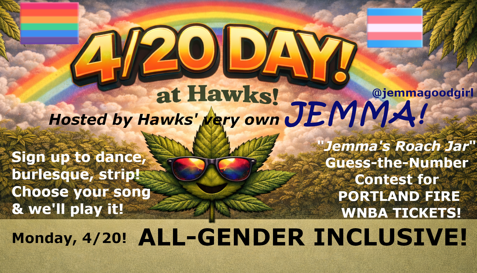 420 DAY at Hawks! 