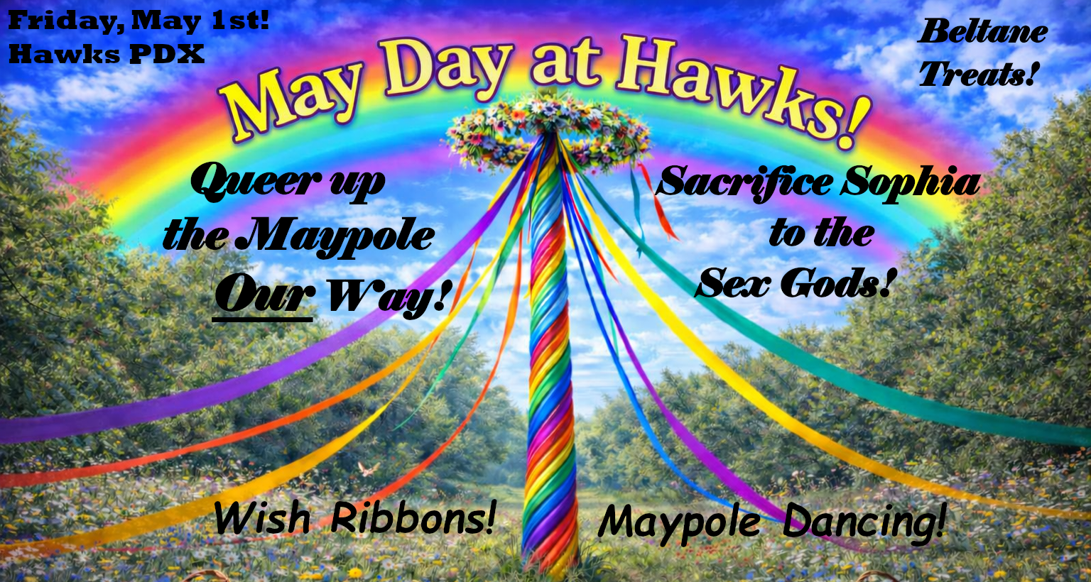 MAY DAY at Hawks! 