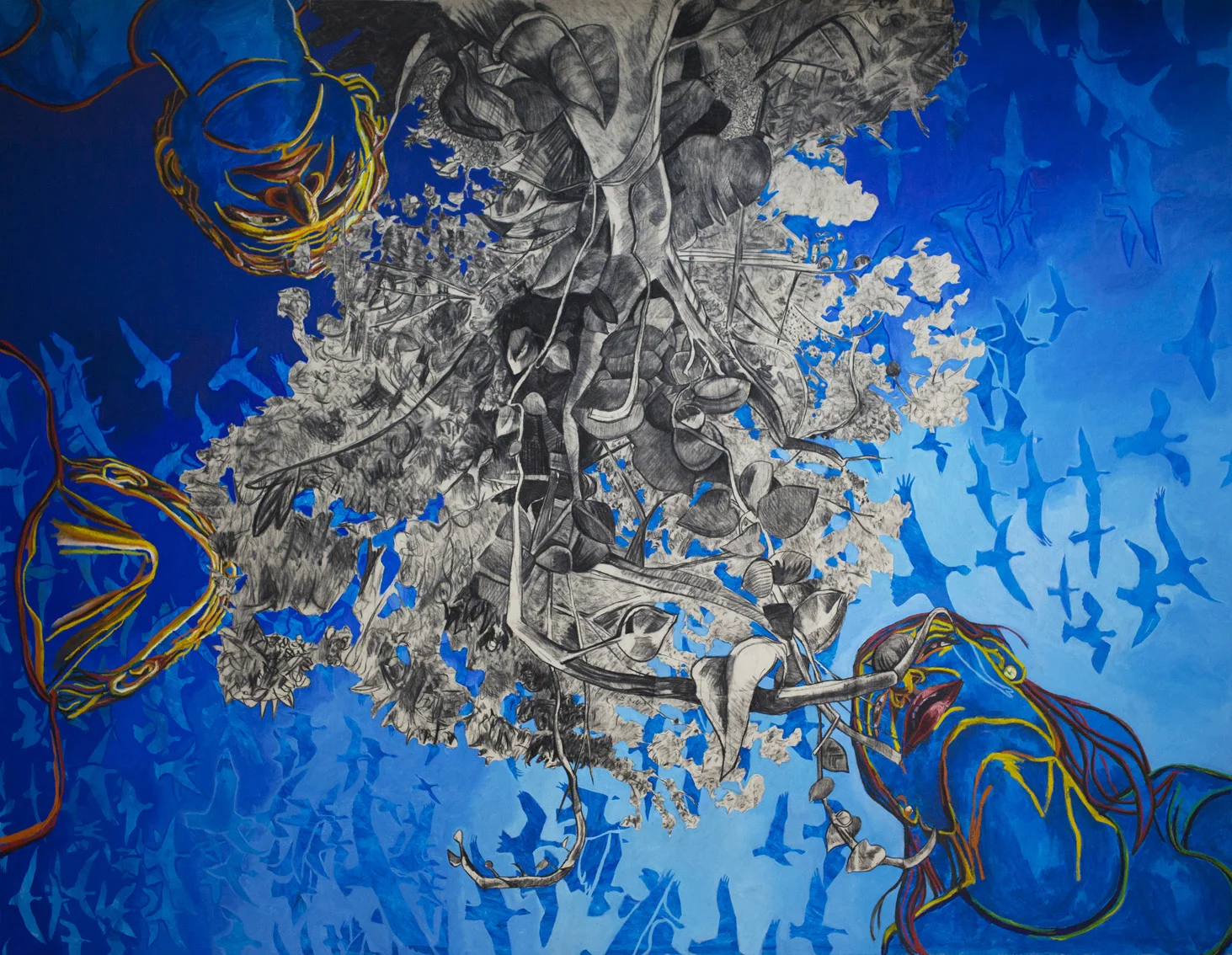 Migration, 108" x 144," 2013