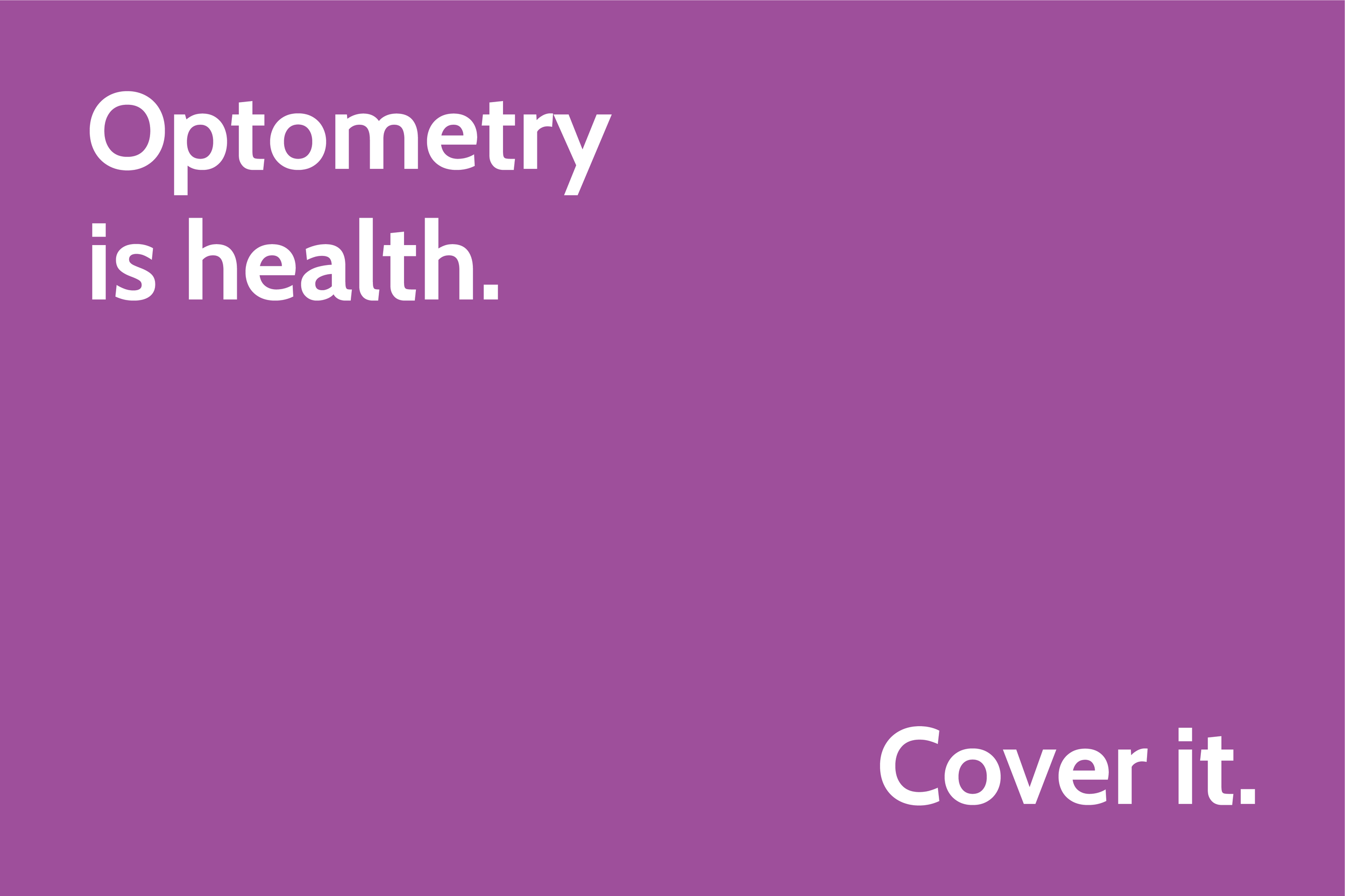 Optometry is health. Cover it.png