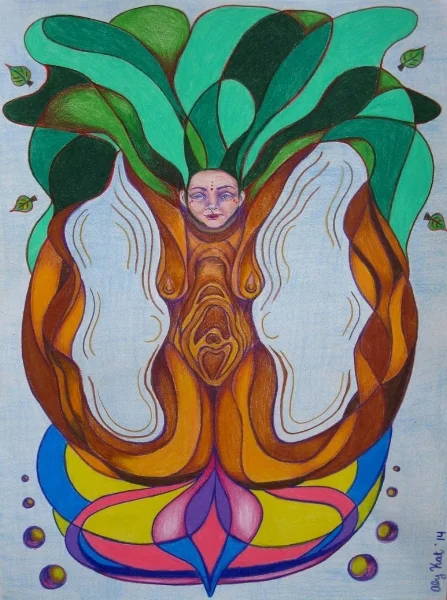 colored pencil drawing