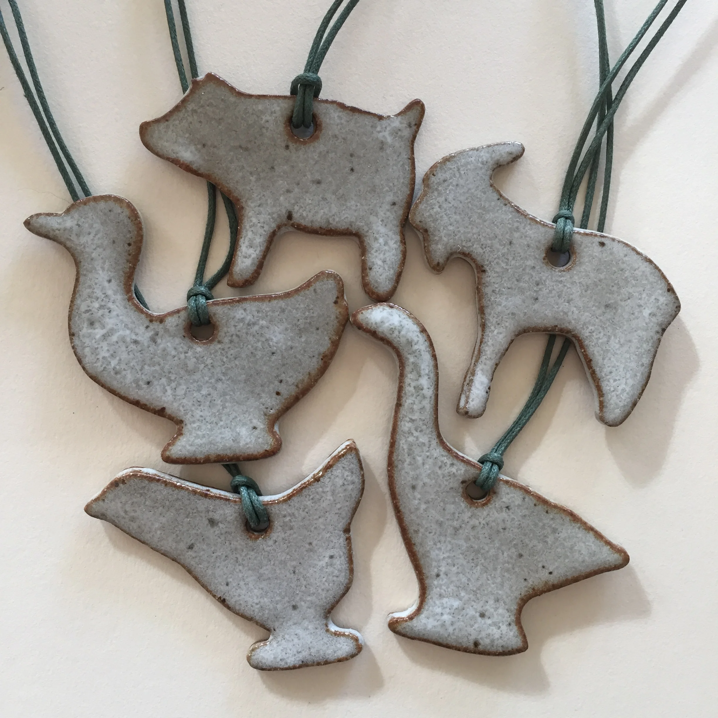 Farm Animal Ornament Set