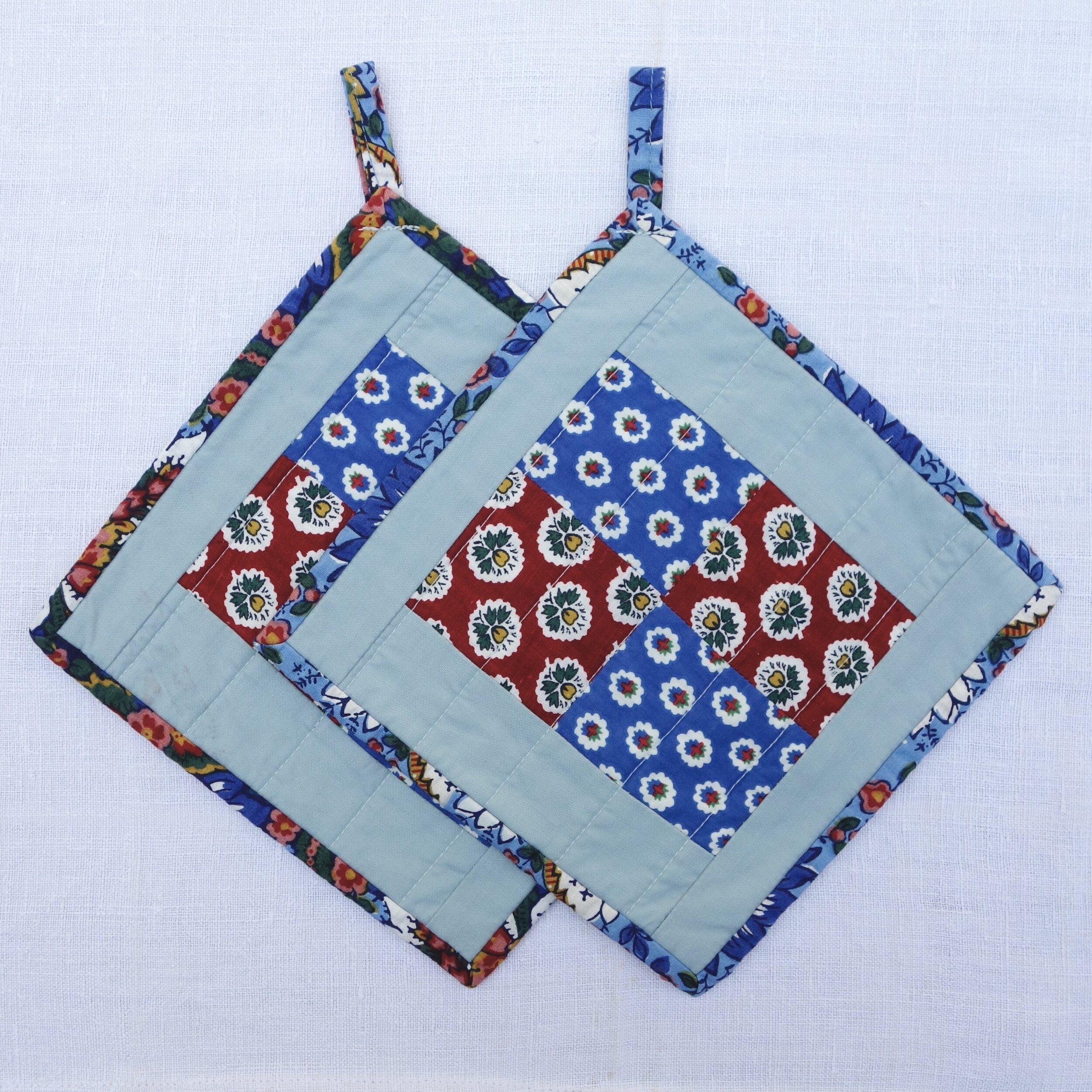 Quilted Potholder Set