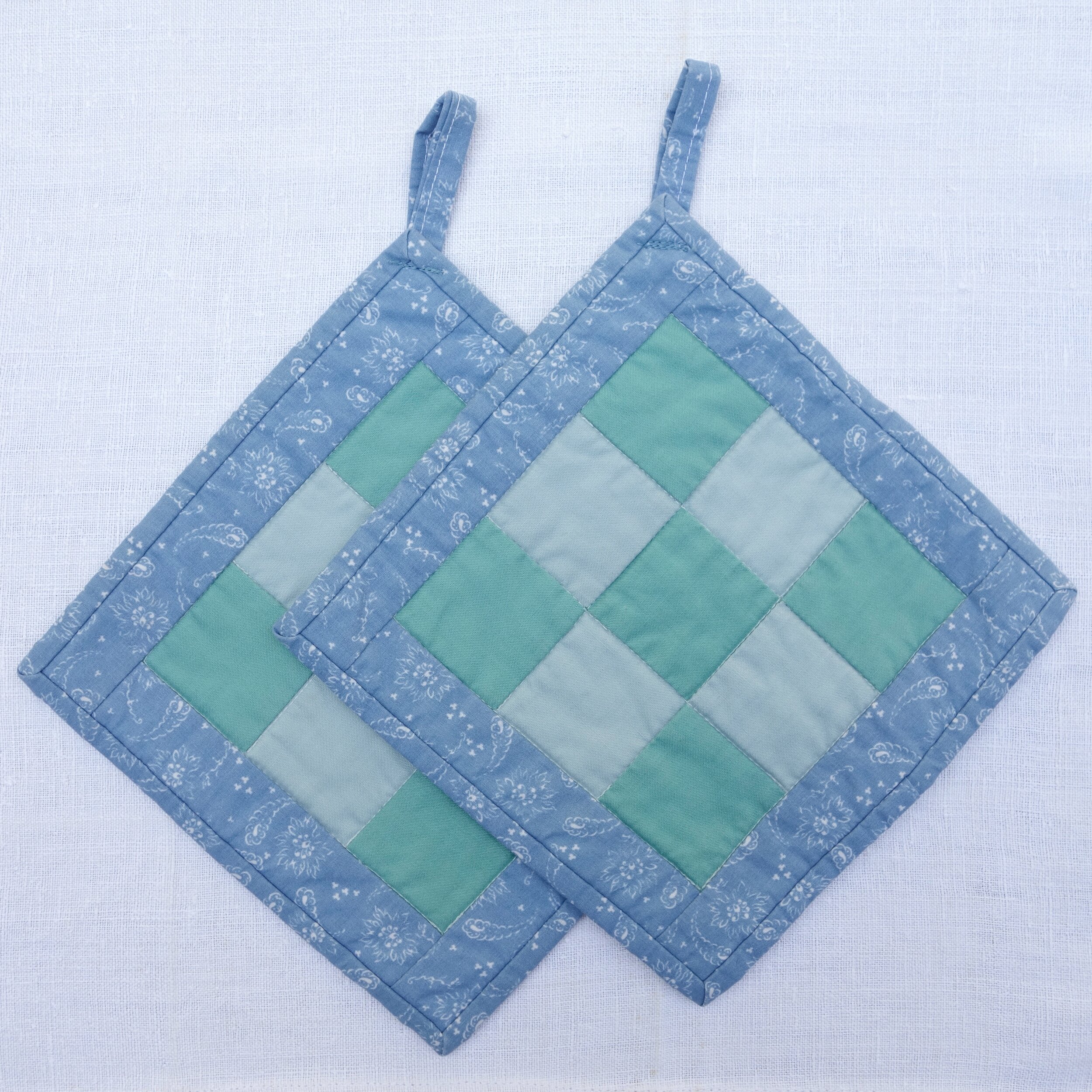 Quilted Potholder Set