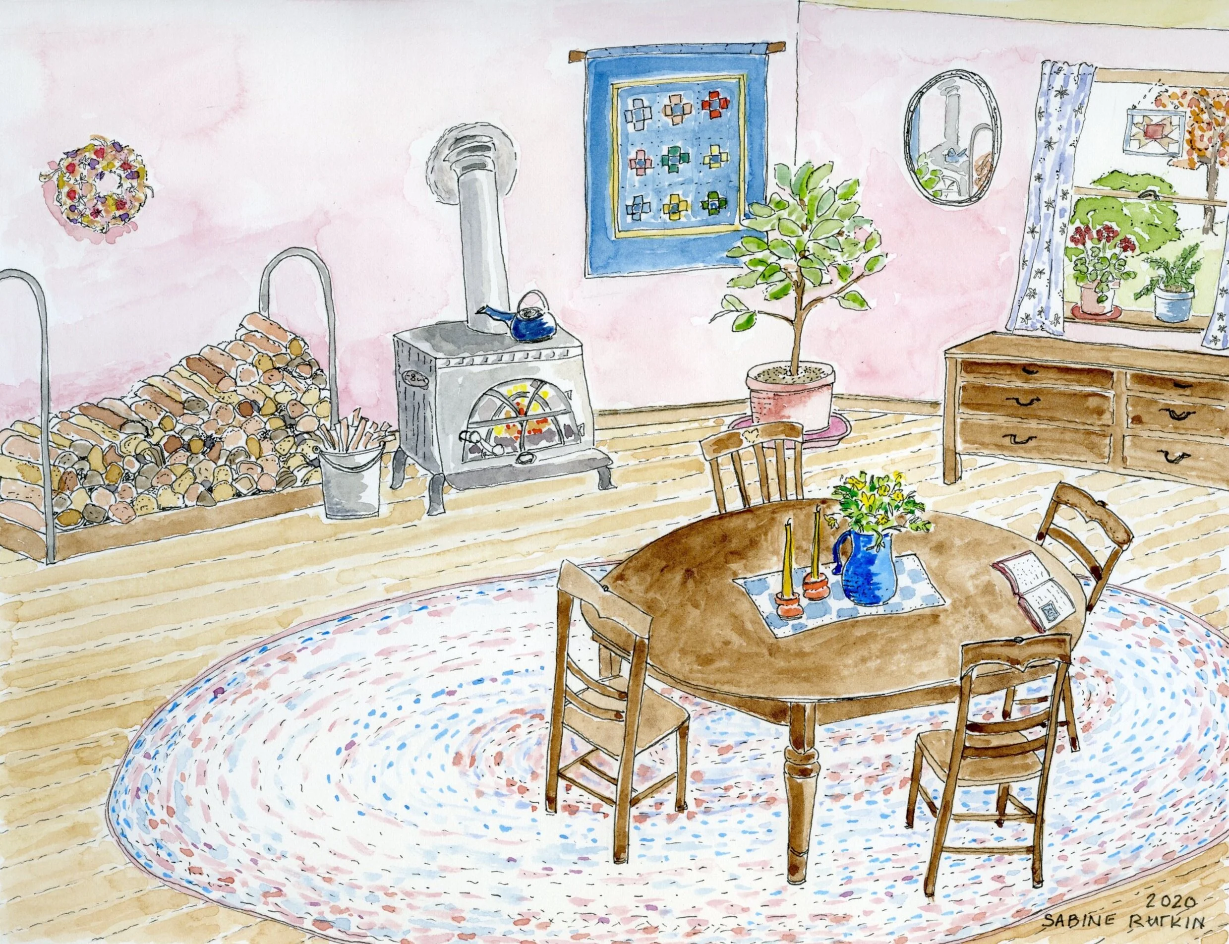 Painting by Sabine Rutkin